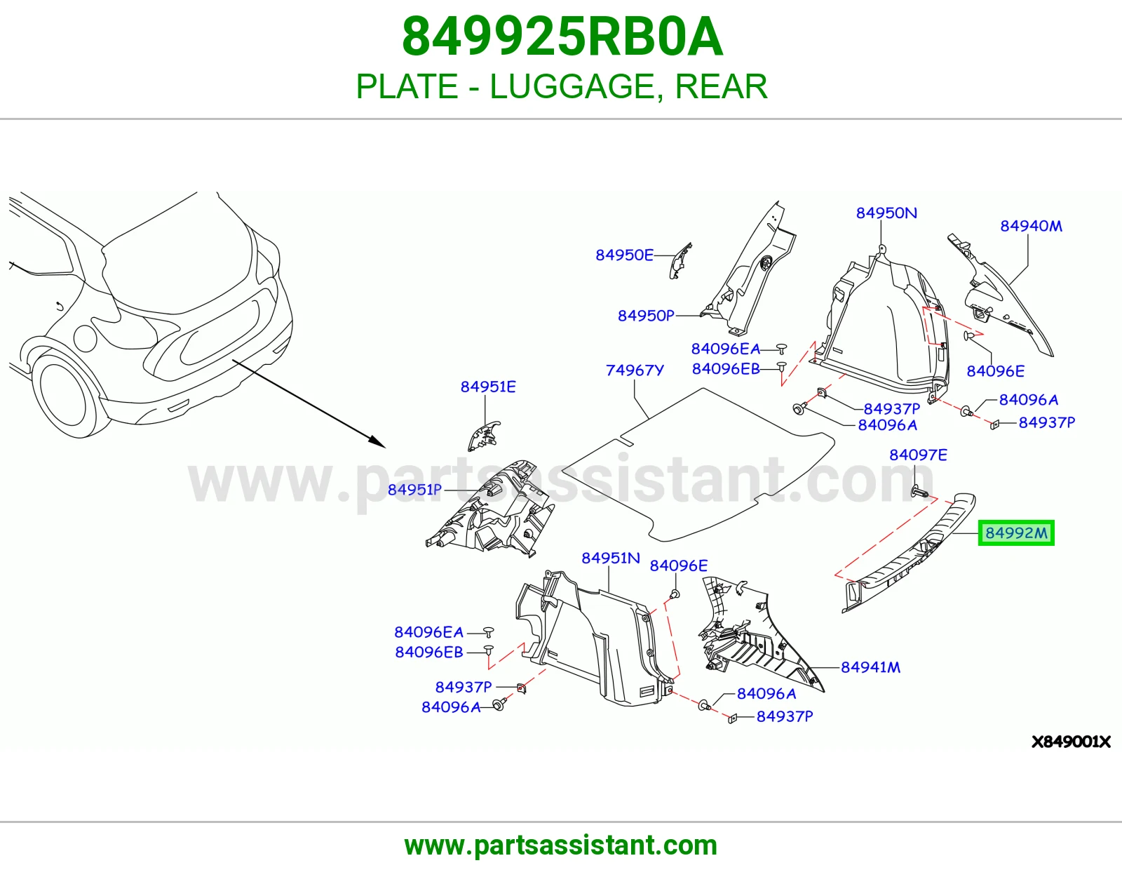 صدر شنطه 849925RB0A