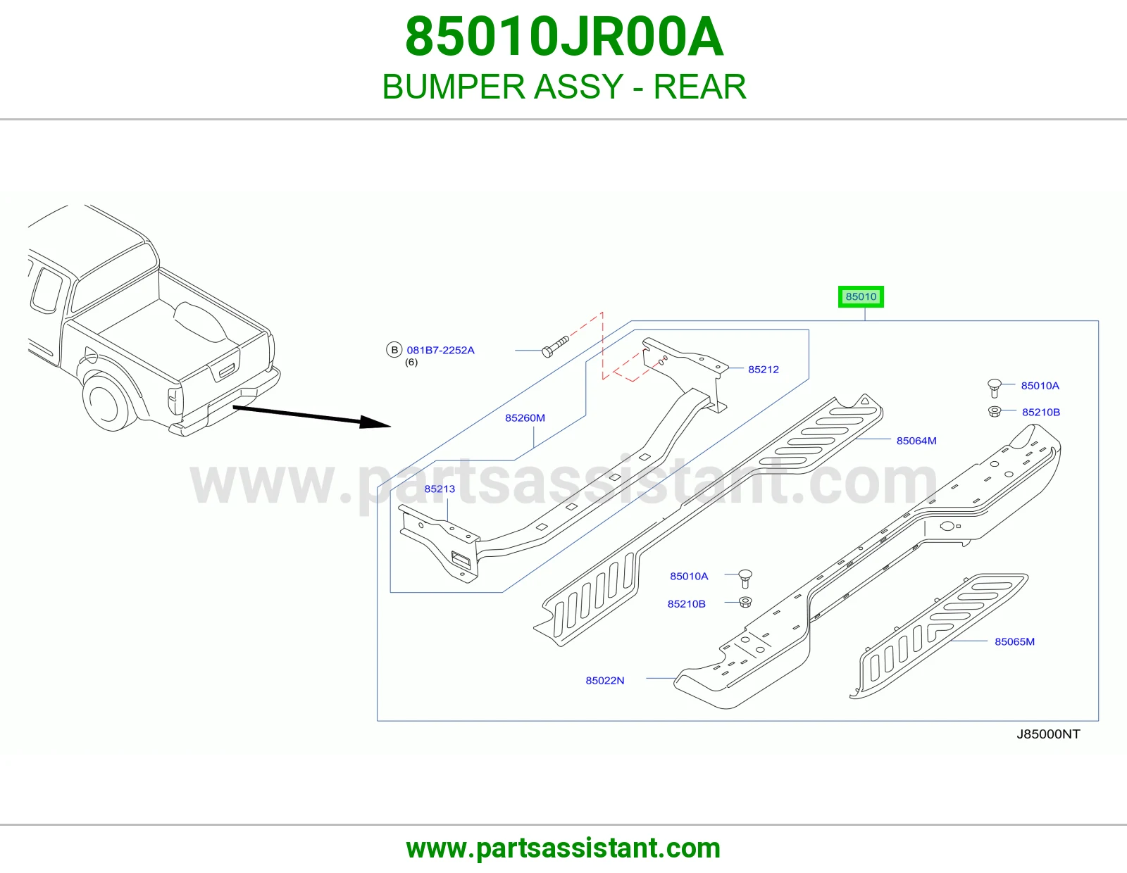 صدام خلفي 85010JR00A