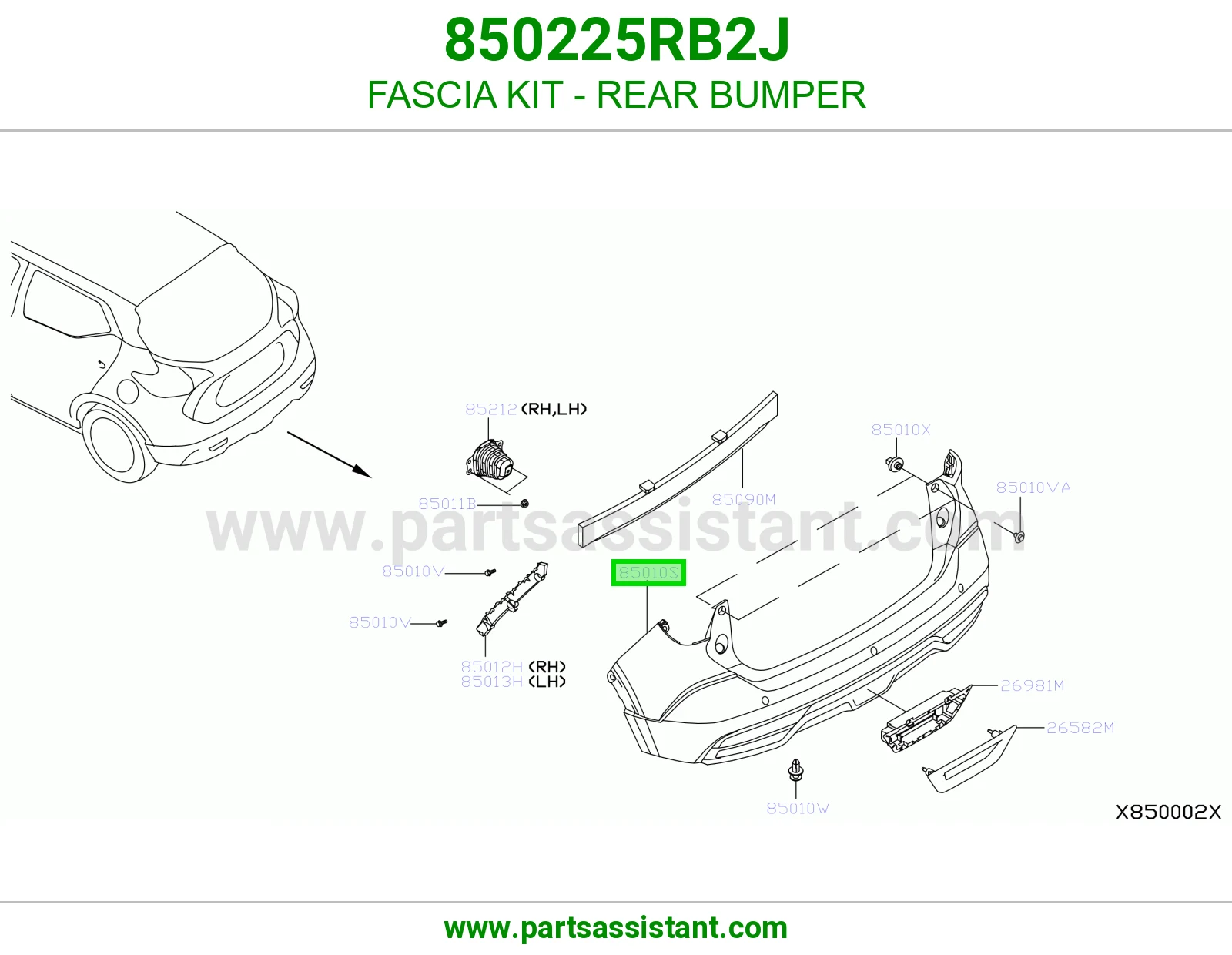 صدام خلفي 850225RB2J