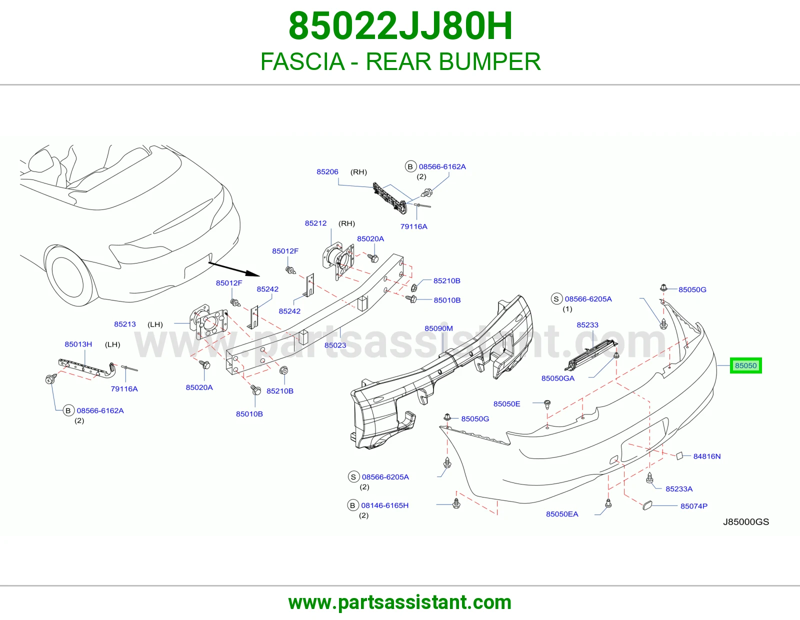 صدام خلفي 85022JJ80H