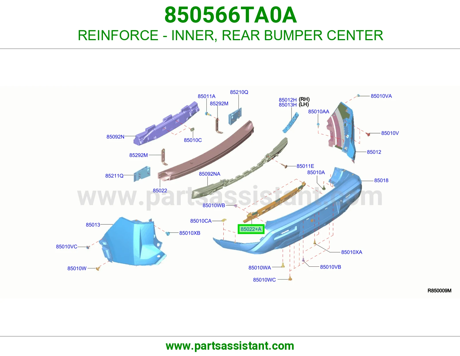 تقوية داخلي صدام خلفي وسط 850566TA0A