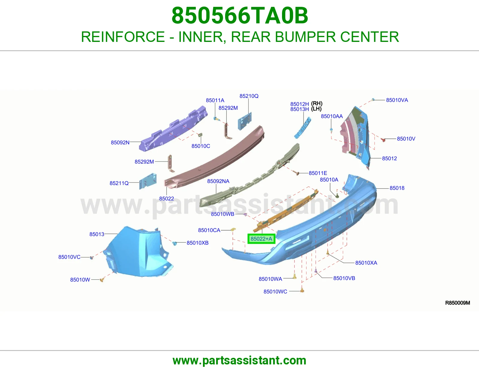 تقوية داخلي صدام خلفي وسط 850566TA0B