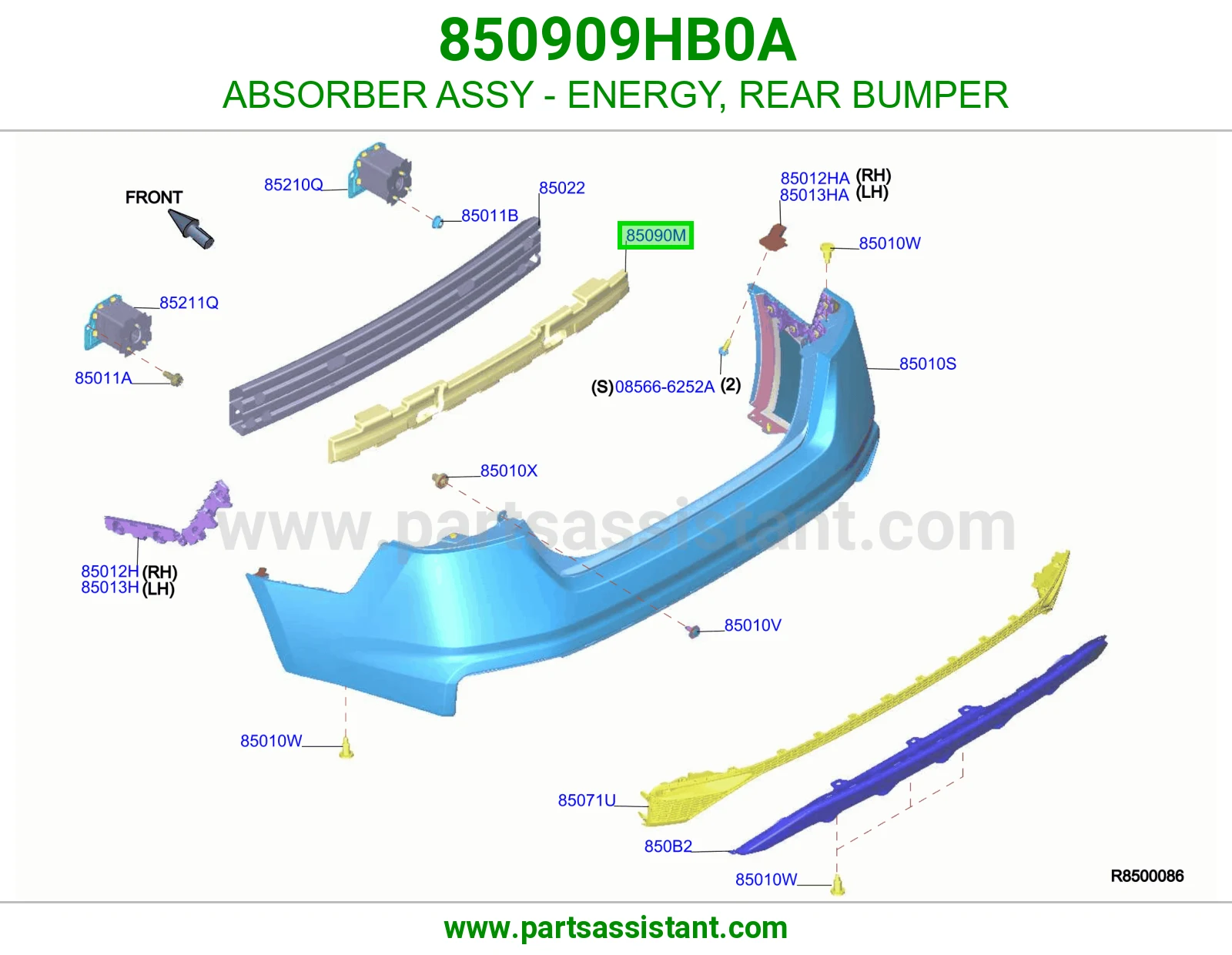 جسر صدام خلفي 850909HB0A