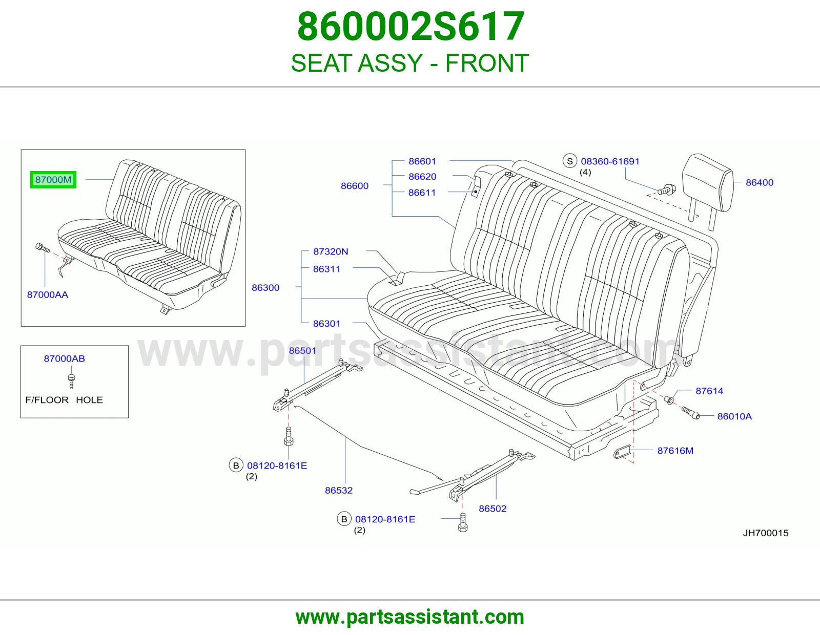 مرتبة أمامي كامل 860002S617