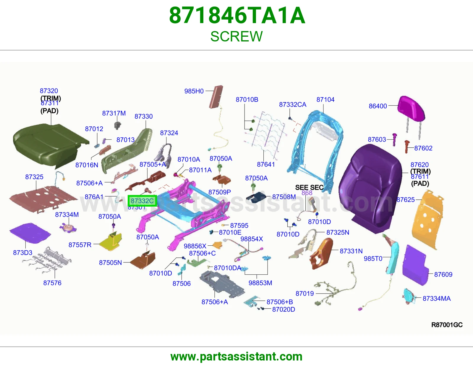 برغي 871846TA1A