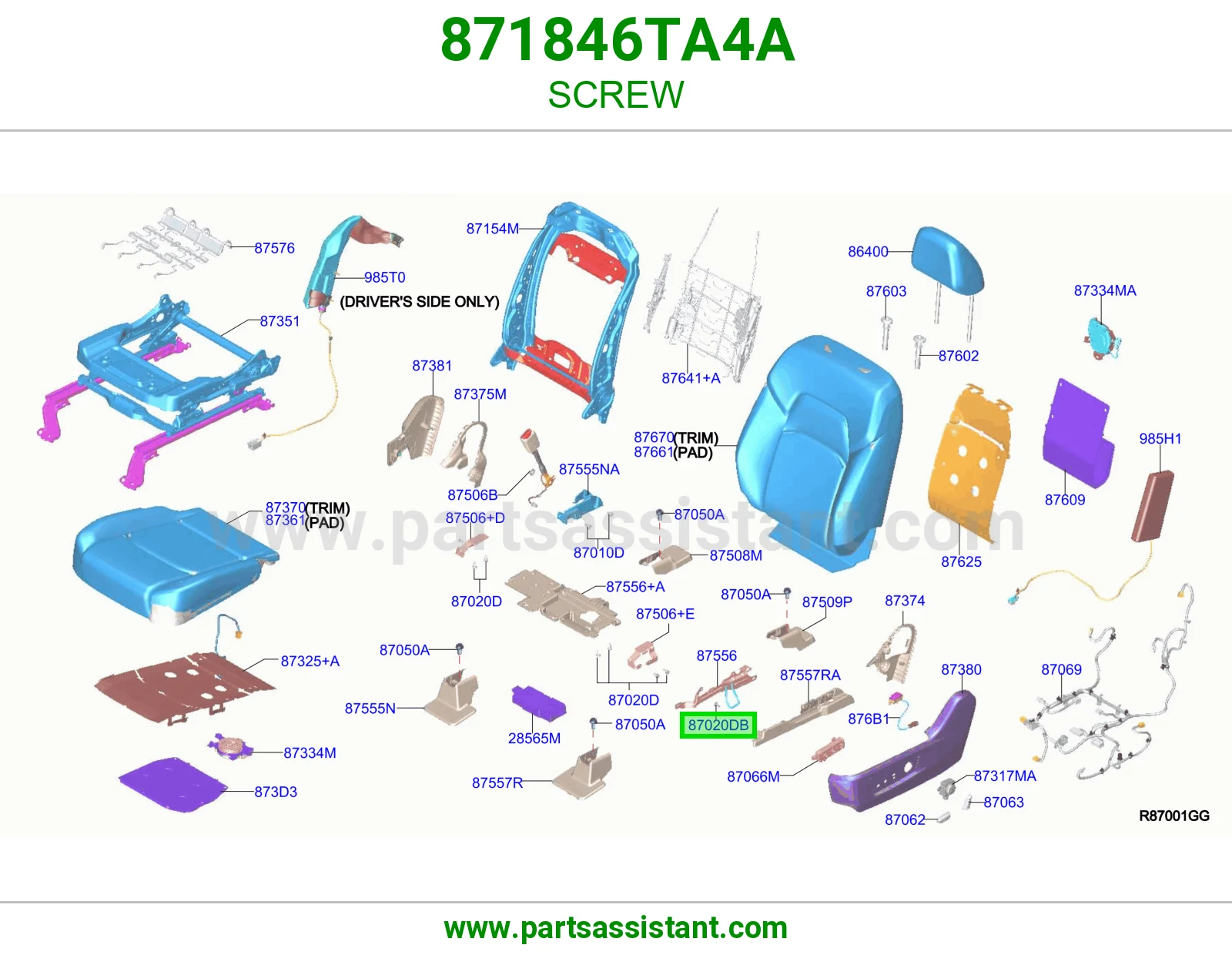برغي 871846TA4A