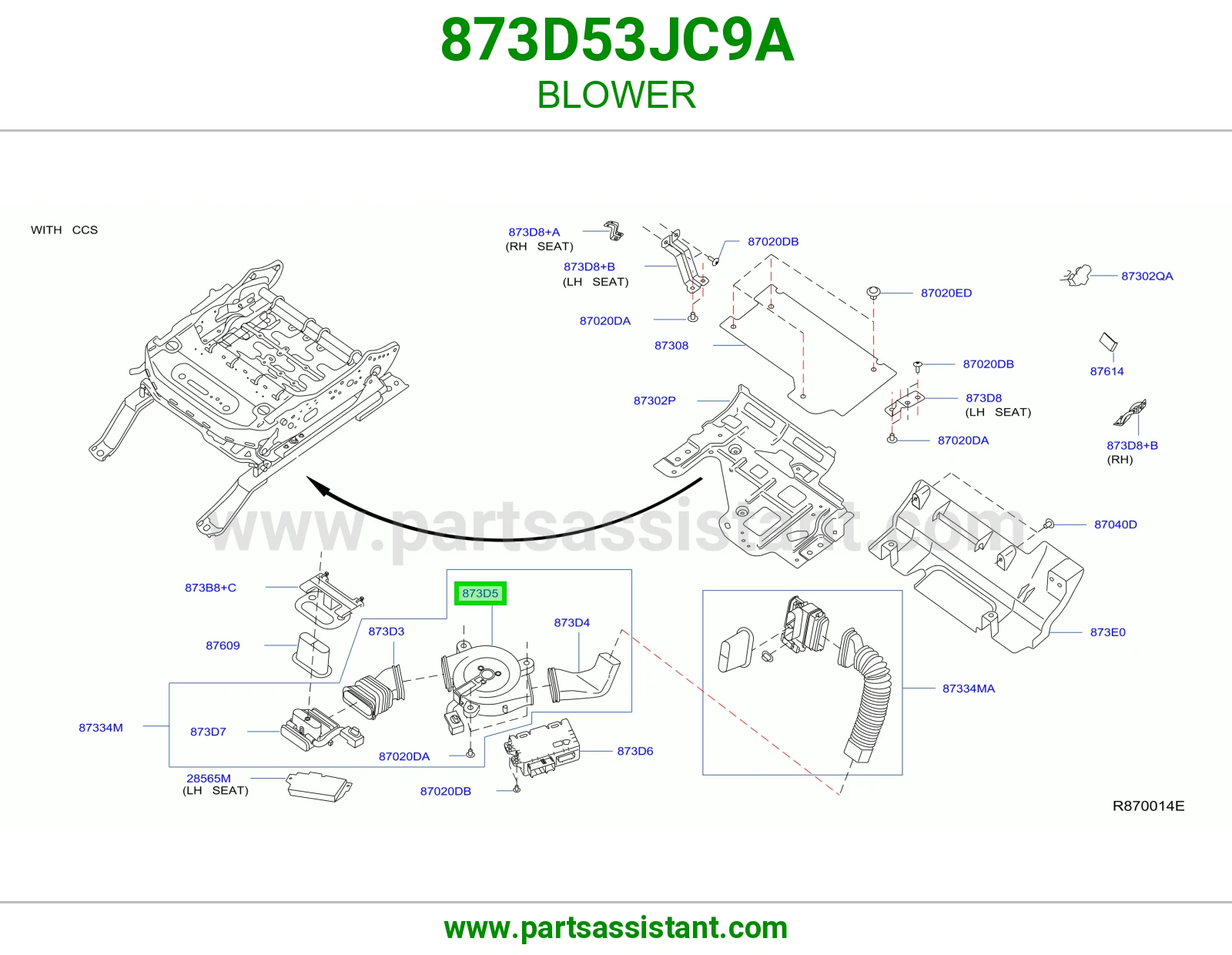 مروحة مكيف 873D53JC9A