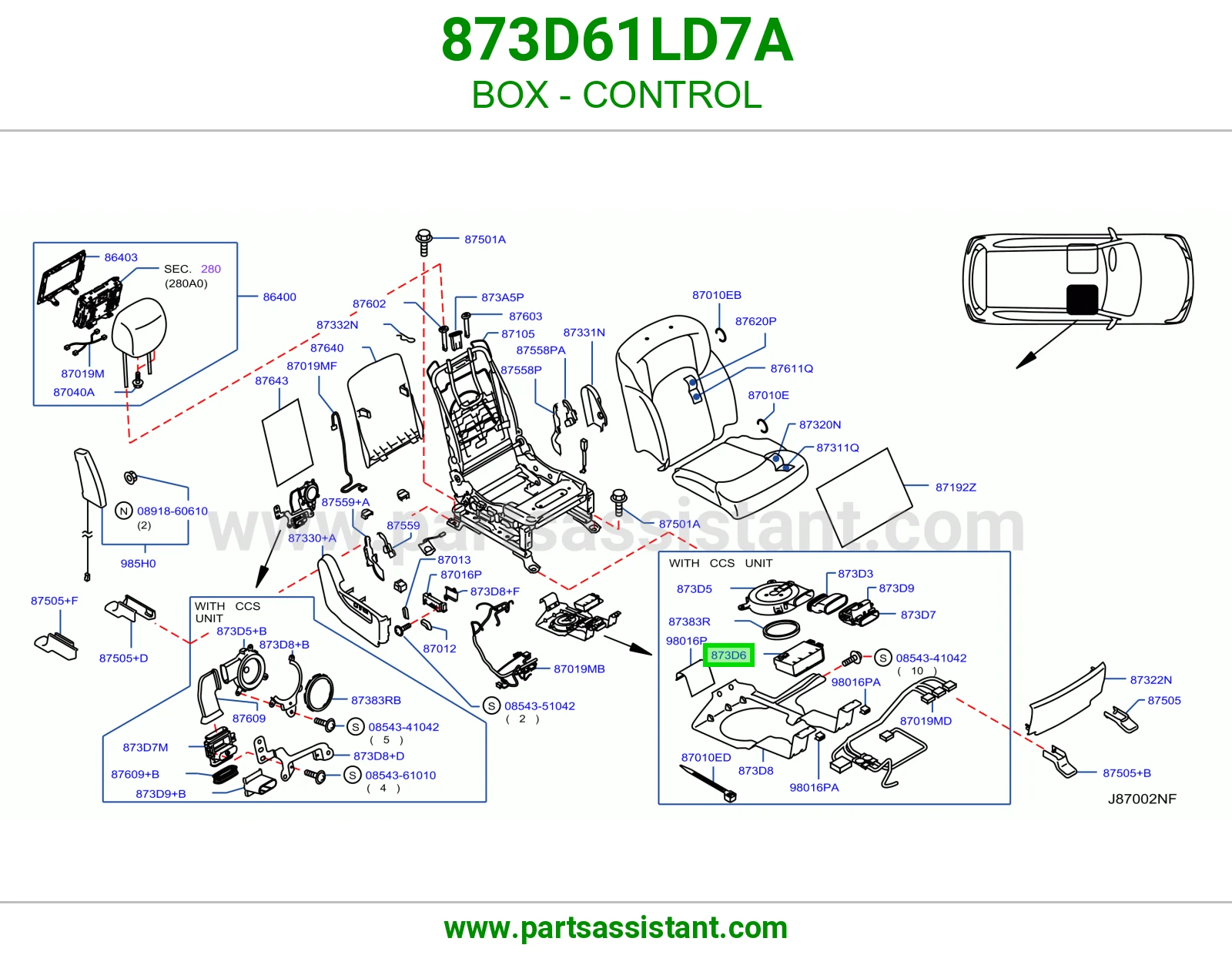 علبة تحكم 873D61LD7A