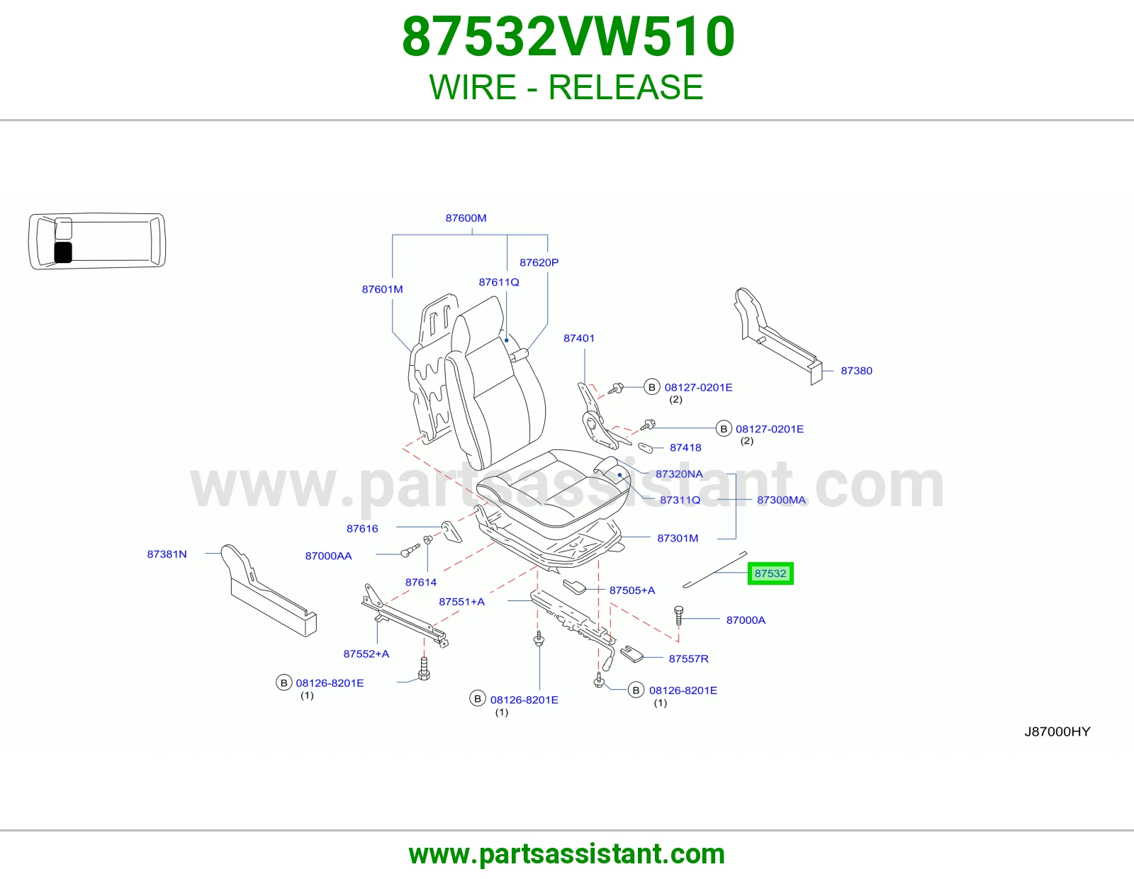 سلك فتح 87532VW510