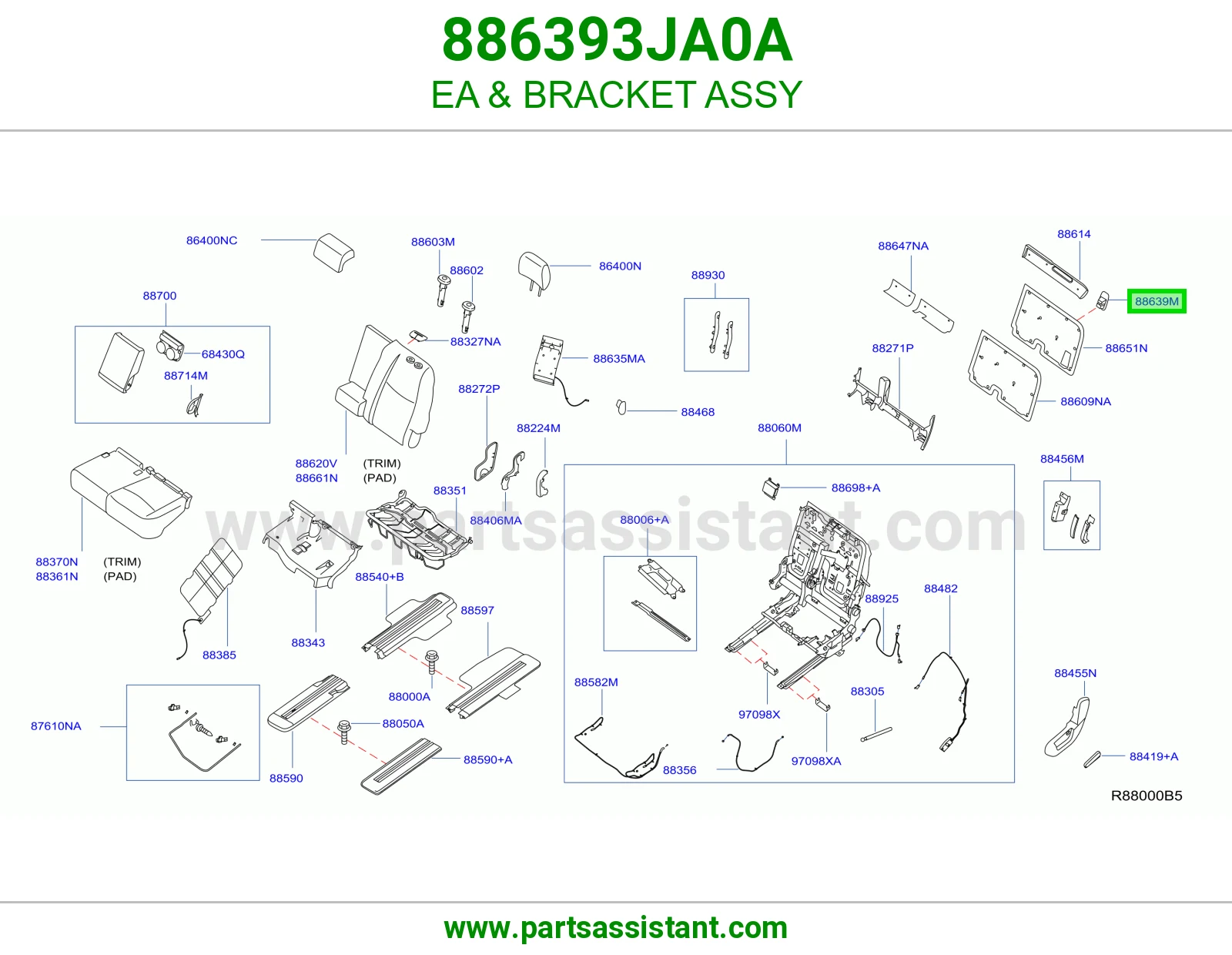حبة قاعدة كاملة 886393JA0A