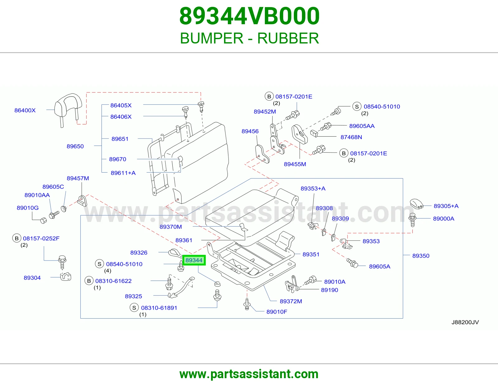 صدادة ربل 89344VB000