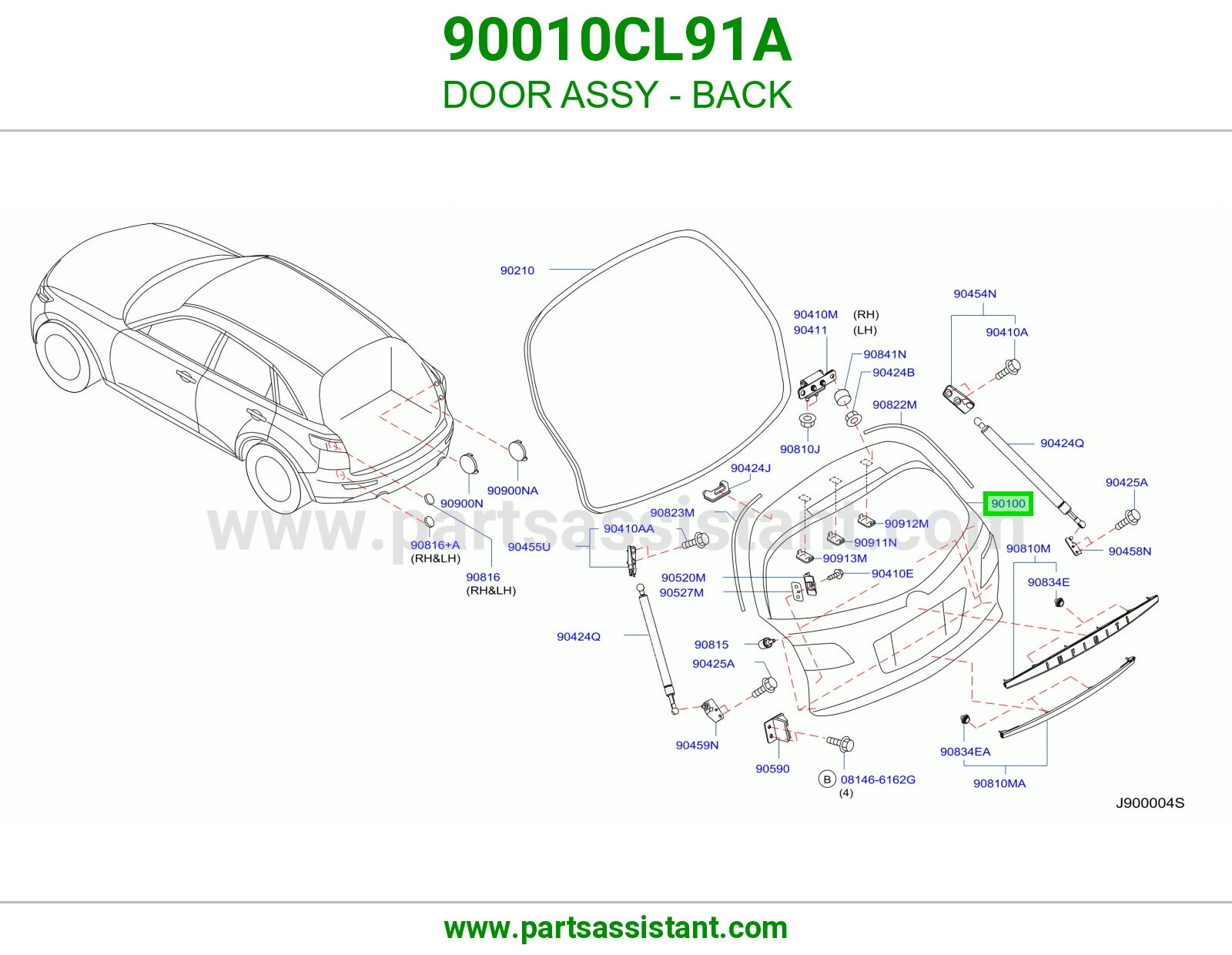 باب شنطه 90010CL91A