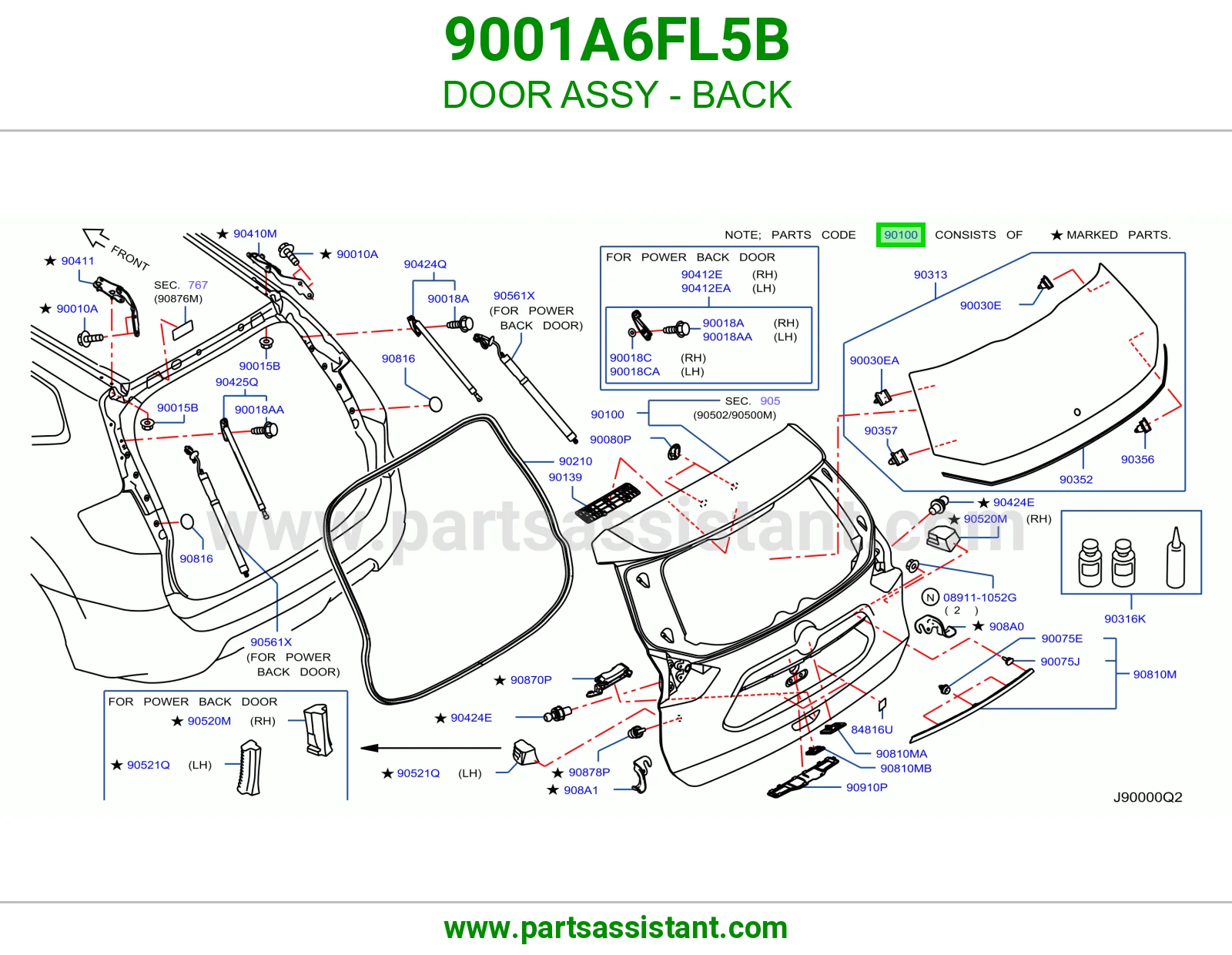 باب شنطه 9001A6FL5B