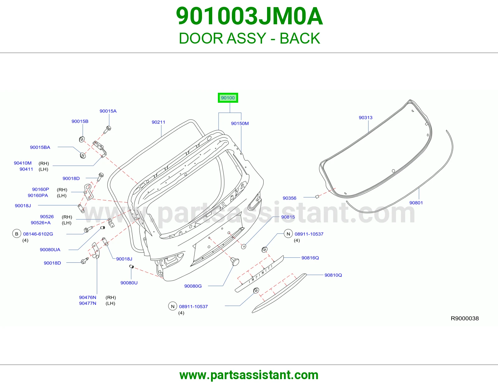 باب شنطه 901003JM0A