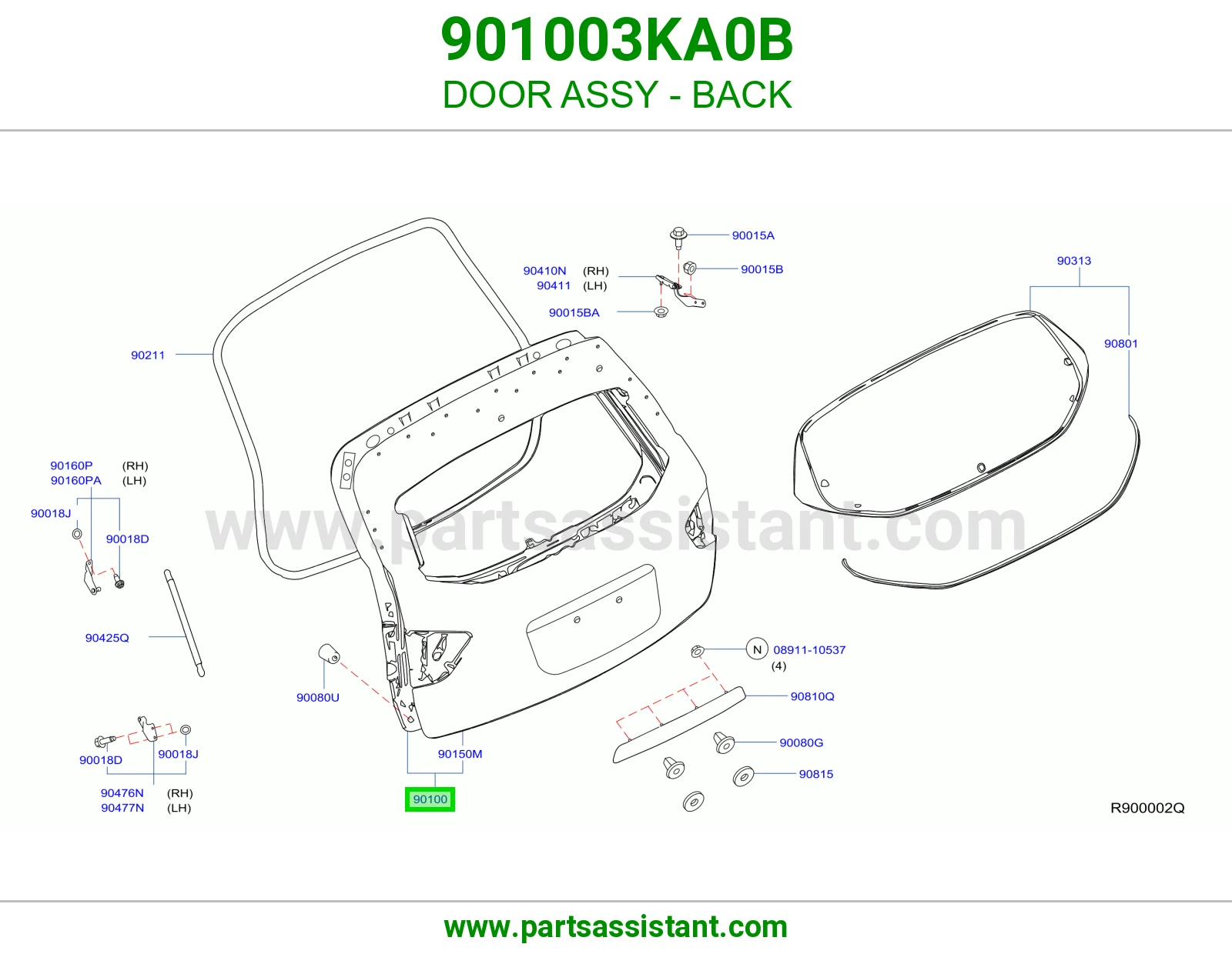 باب شنطه 901003KA0B