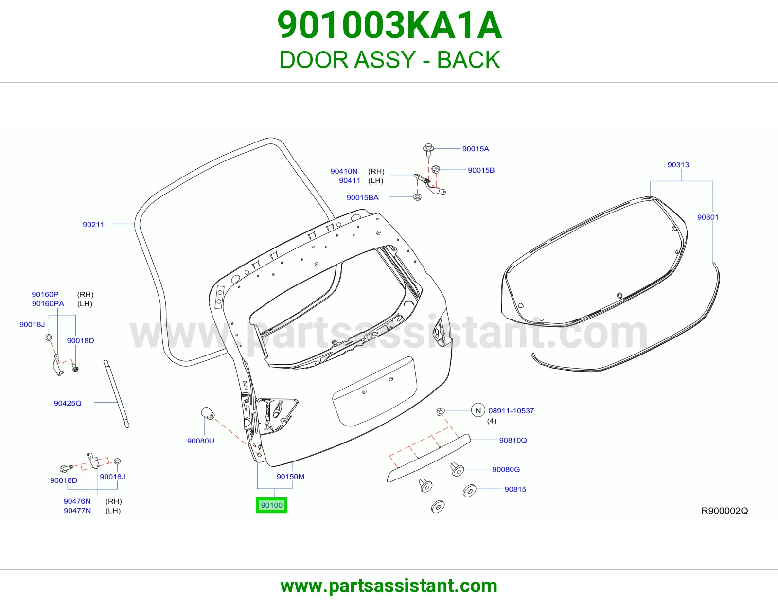 باب شنطه 901003KA1A