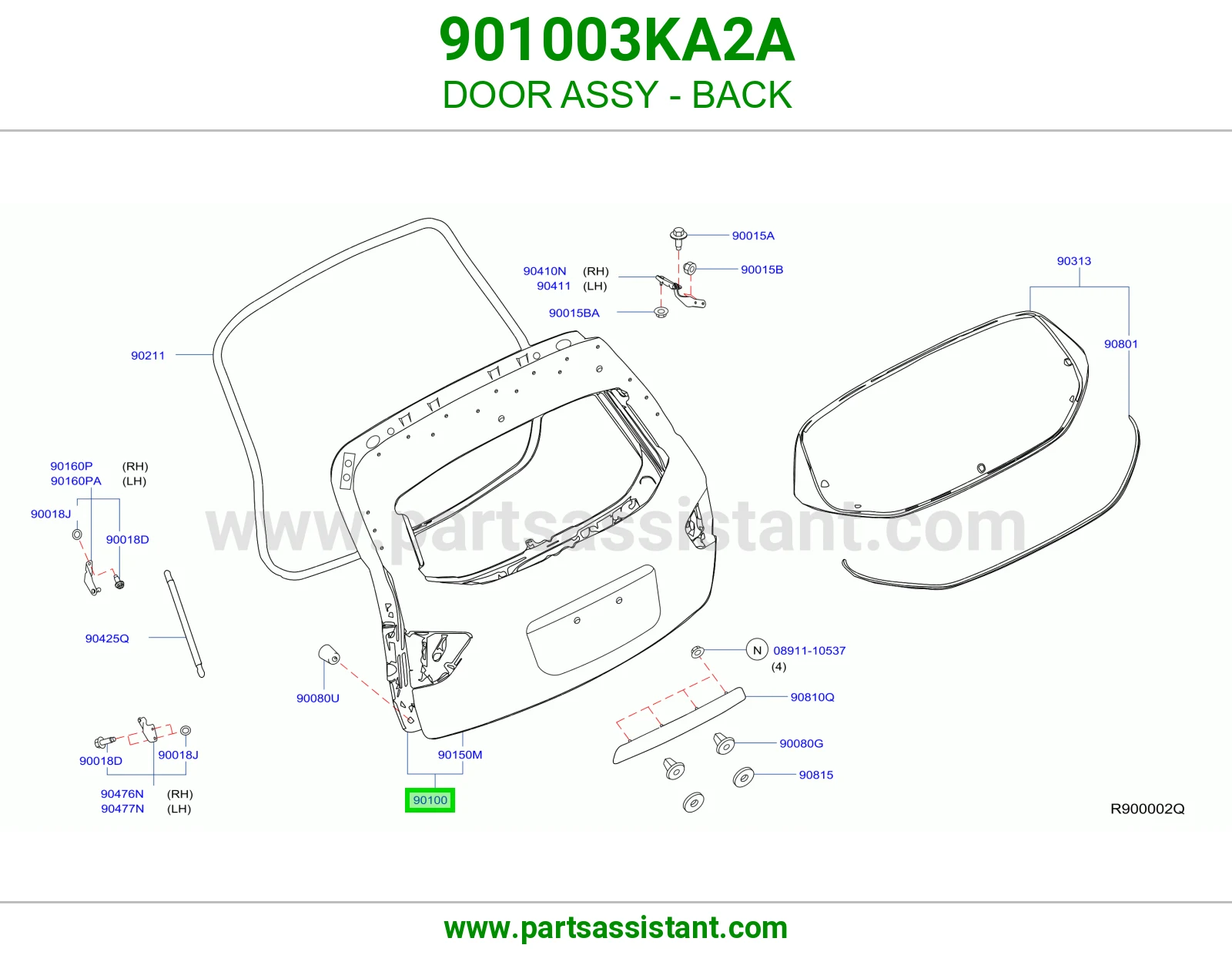 باب شنطه 901003KA2A