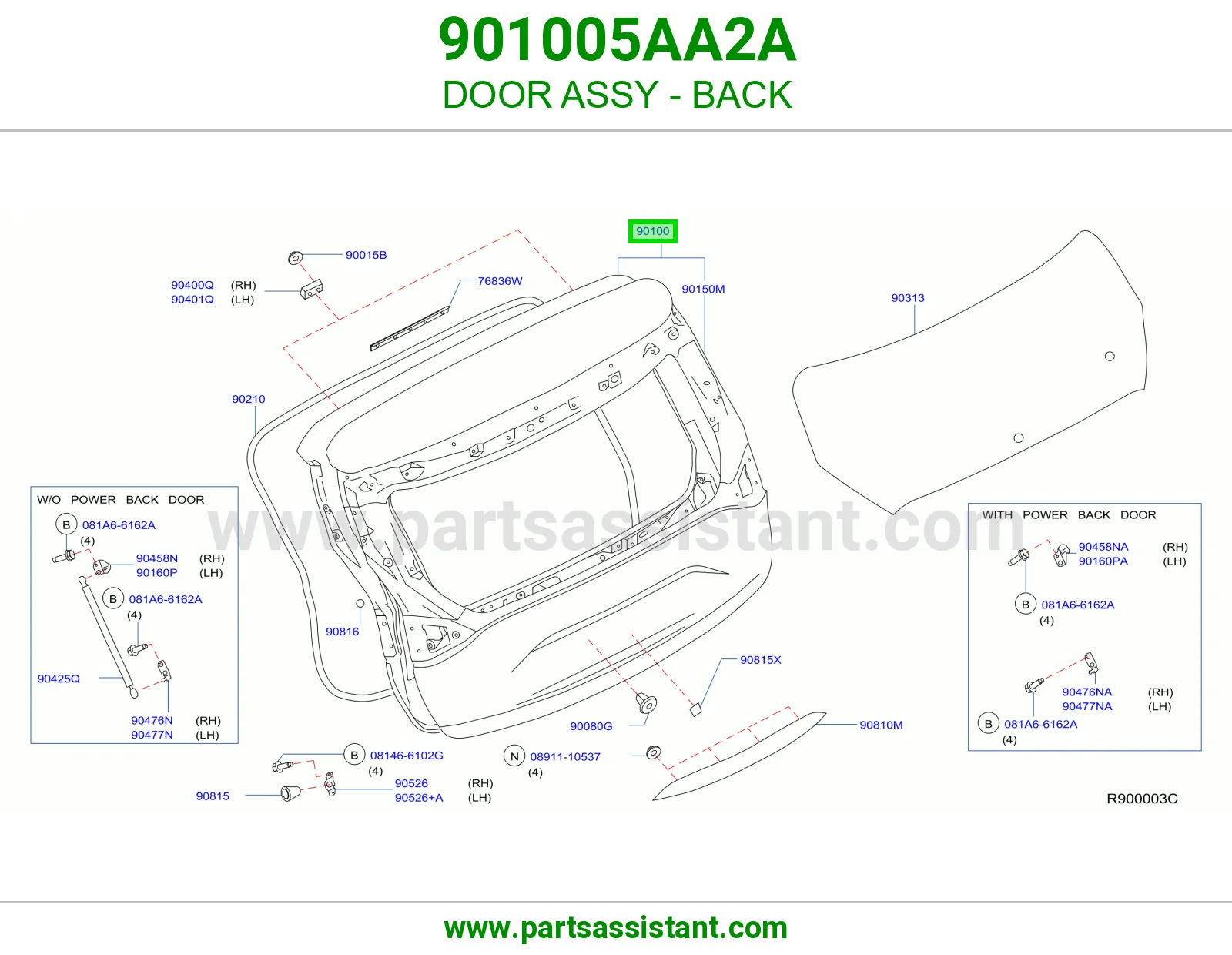 باب شنطه 901005AA2A
