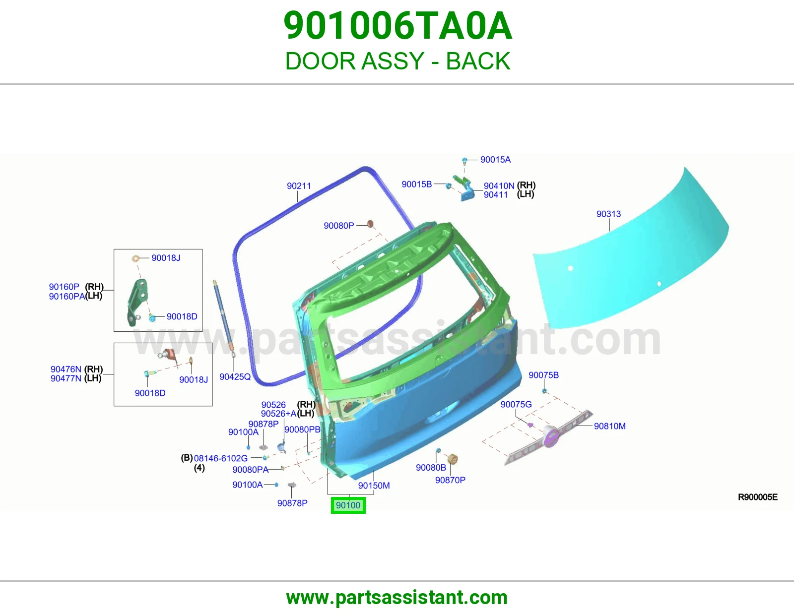 باب شنطه 901006TA0A