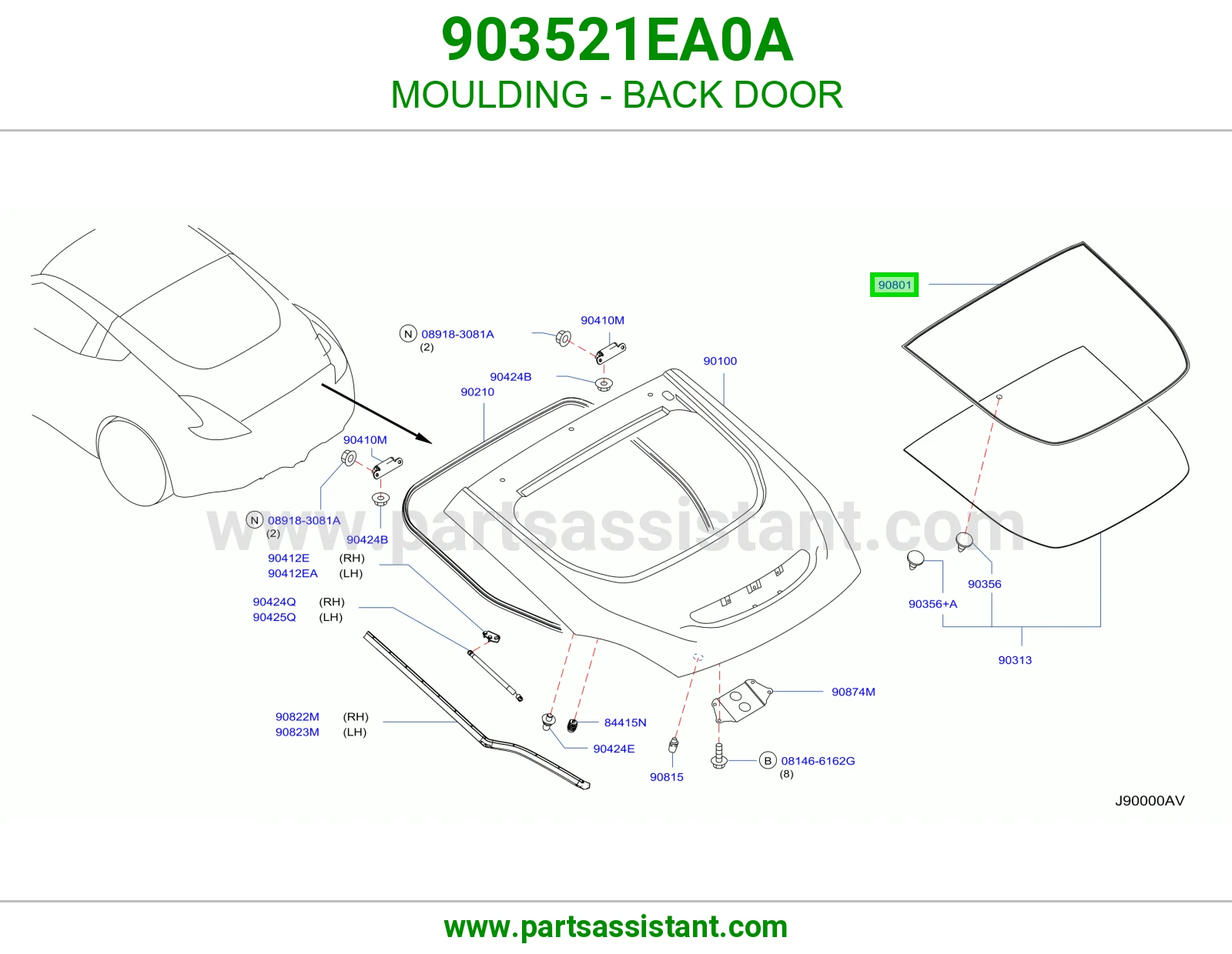 زيق باب شنطة 903521EA0A