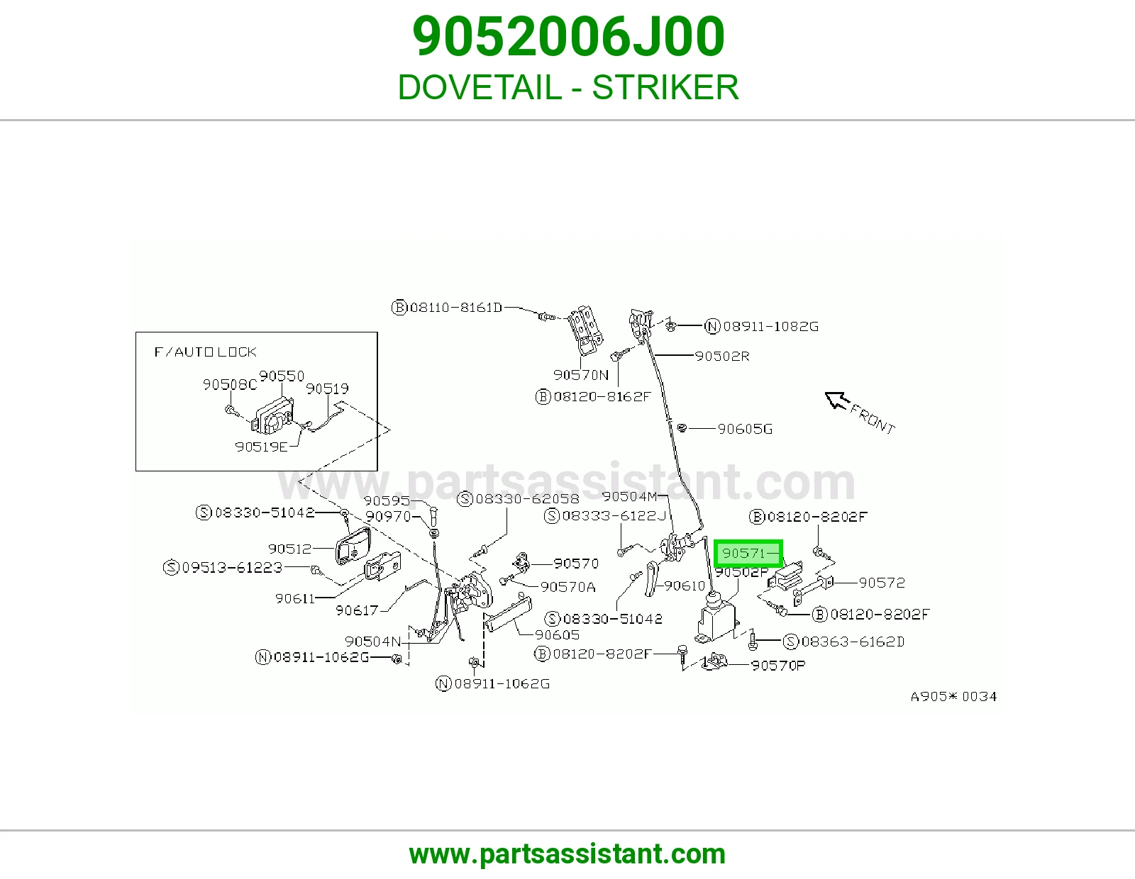 DOVETAIL - STRIKER 9052006J00