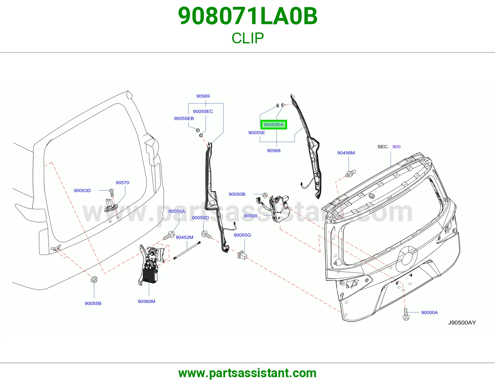 كلبس 908071LA0B