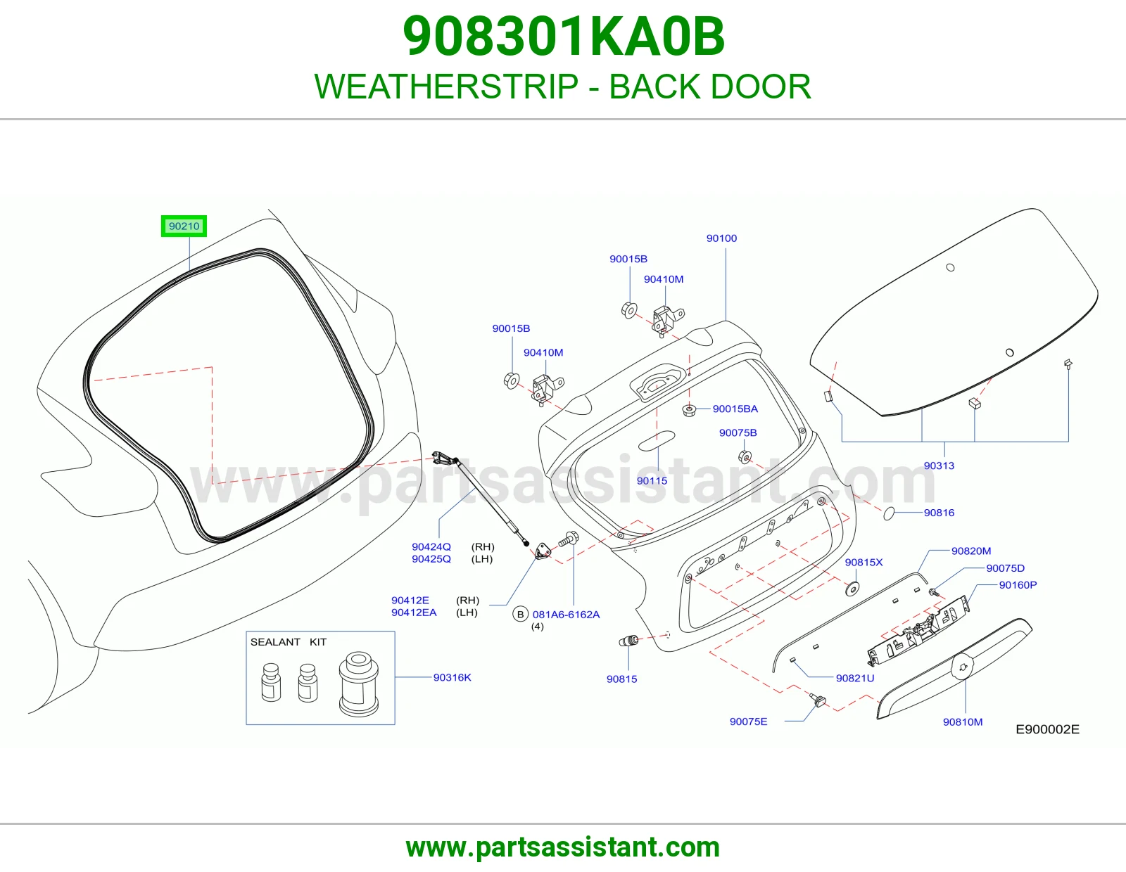 ربله باب شنطه 908301KA0B