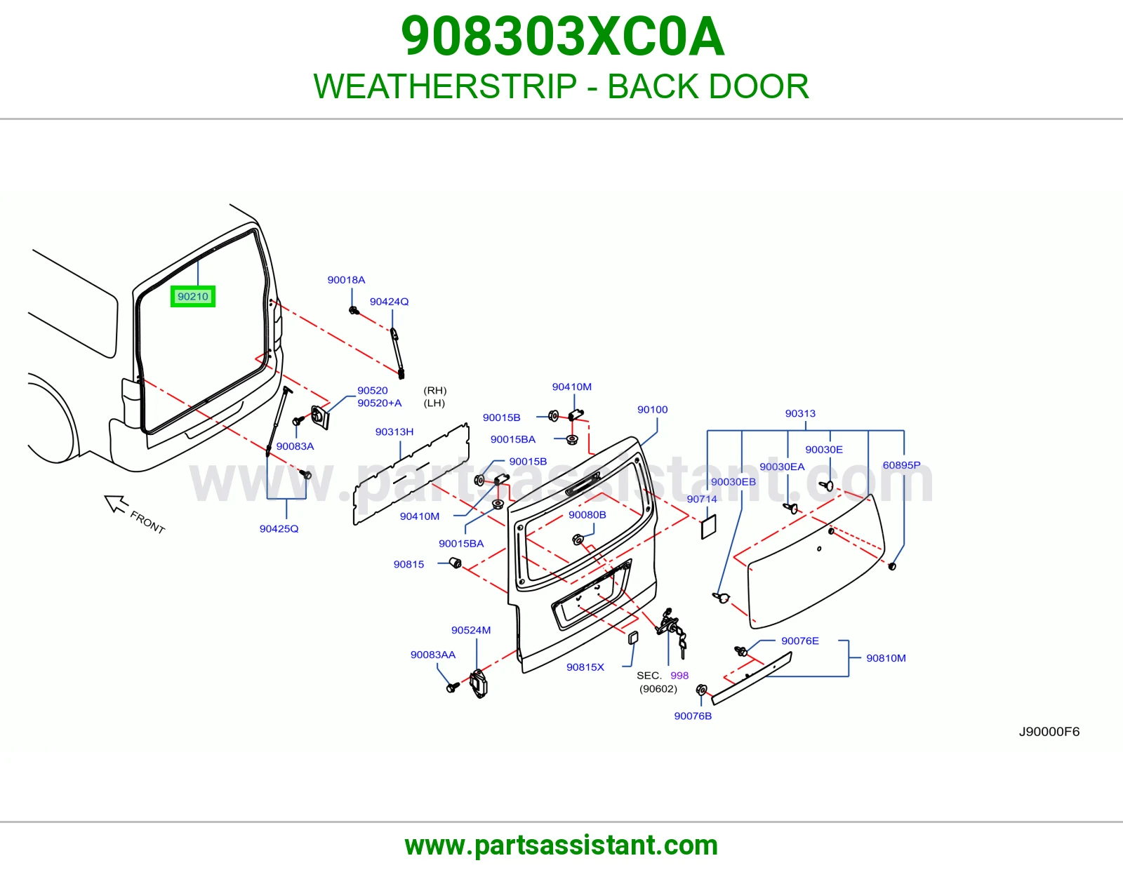 ربله باب شنطه 908303XC0A