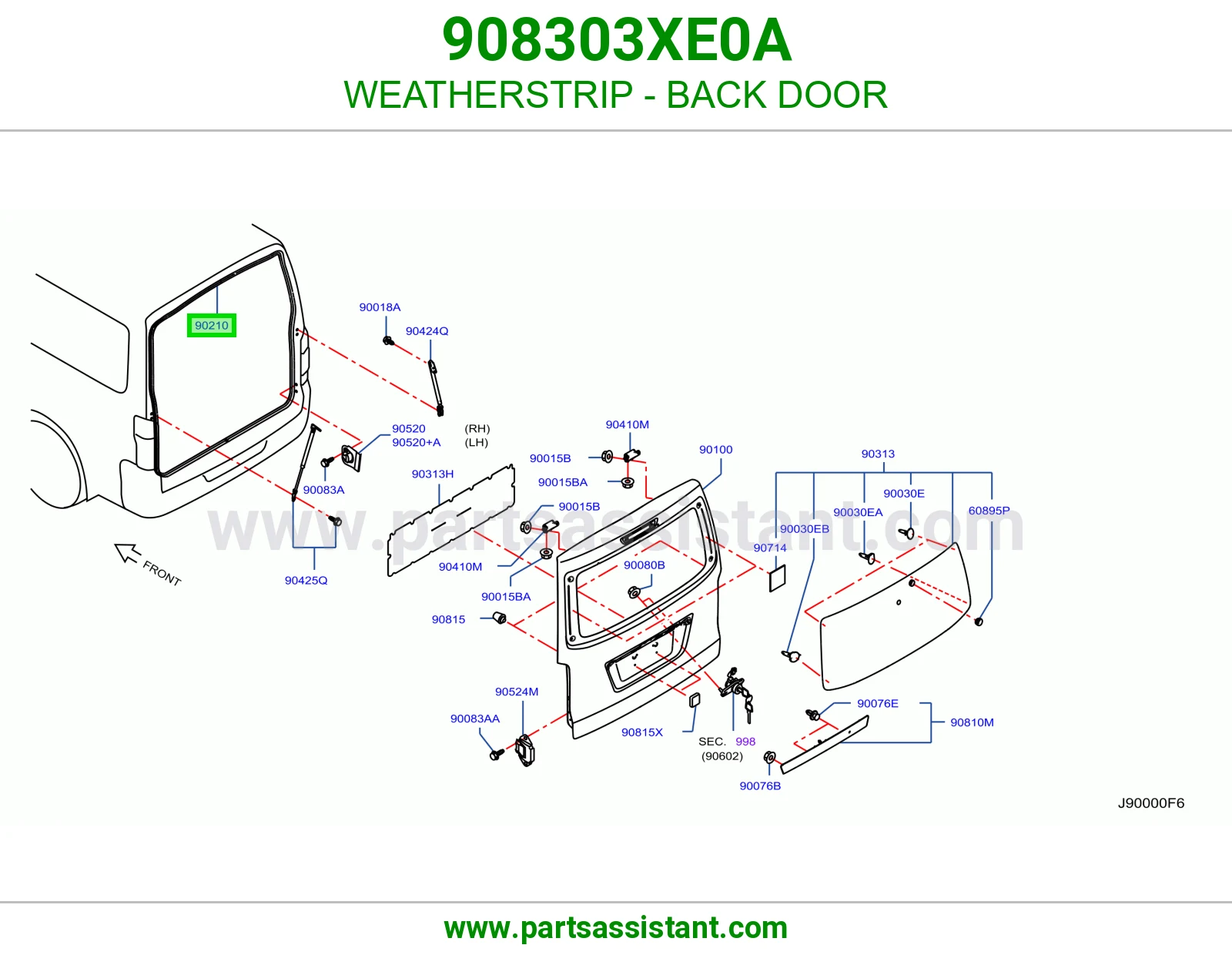 ربله باب شنطه 908303XE0A