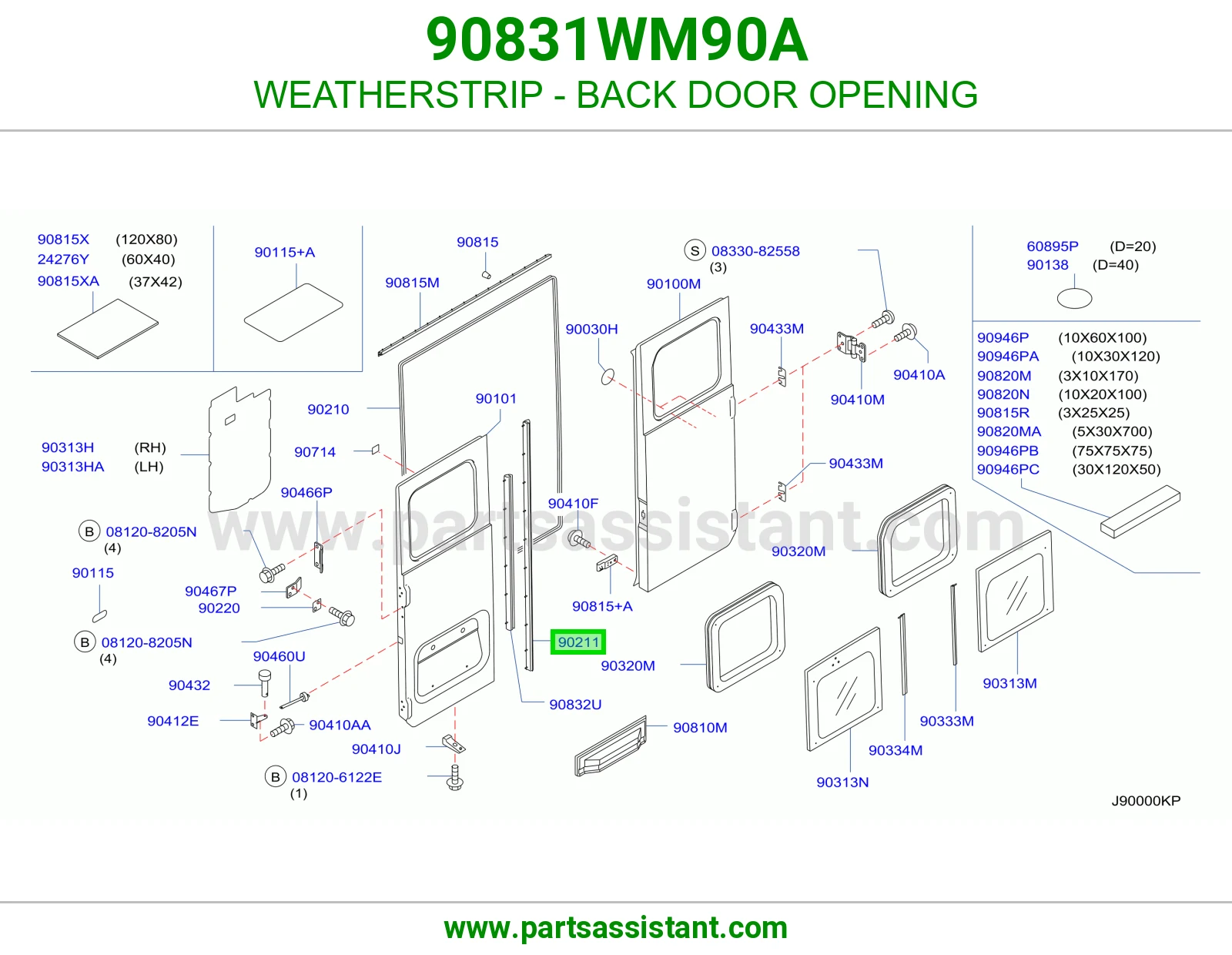 ربله باب شنطه 90831WM90A