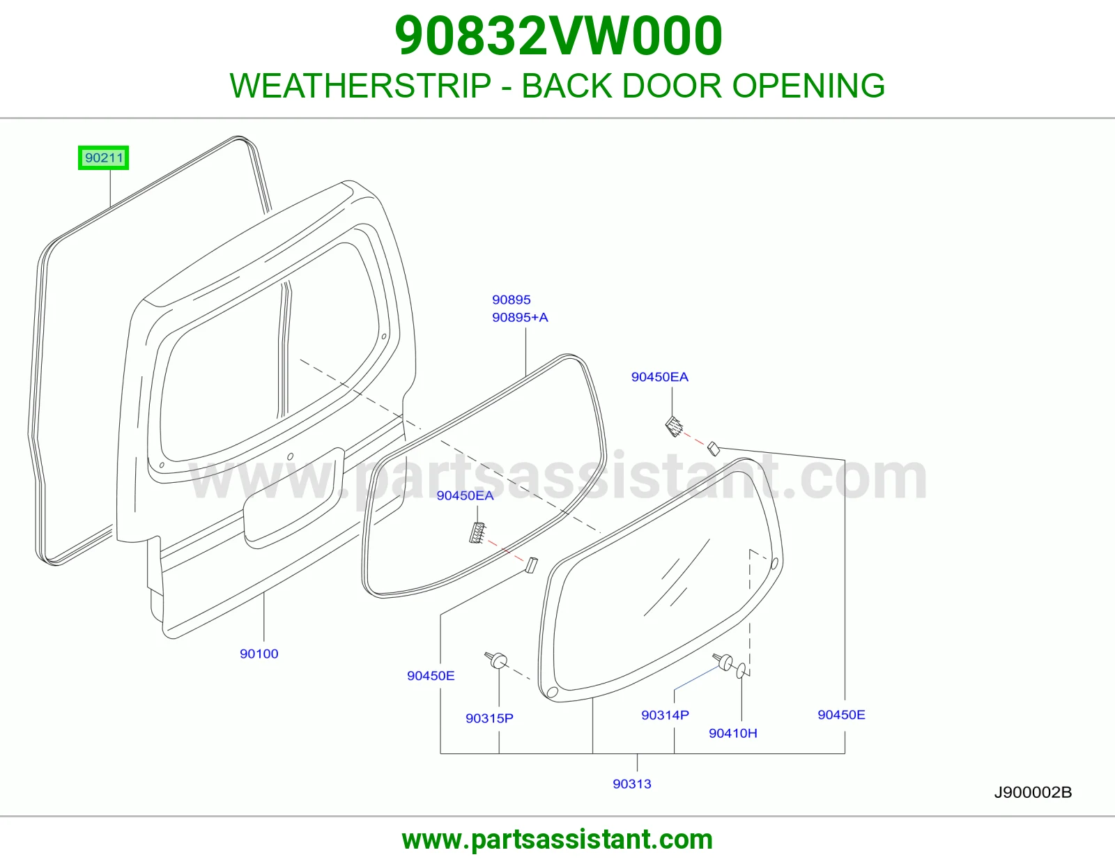 ربله باب شنطه 90832VW000
