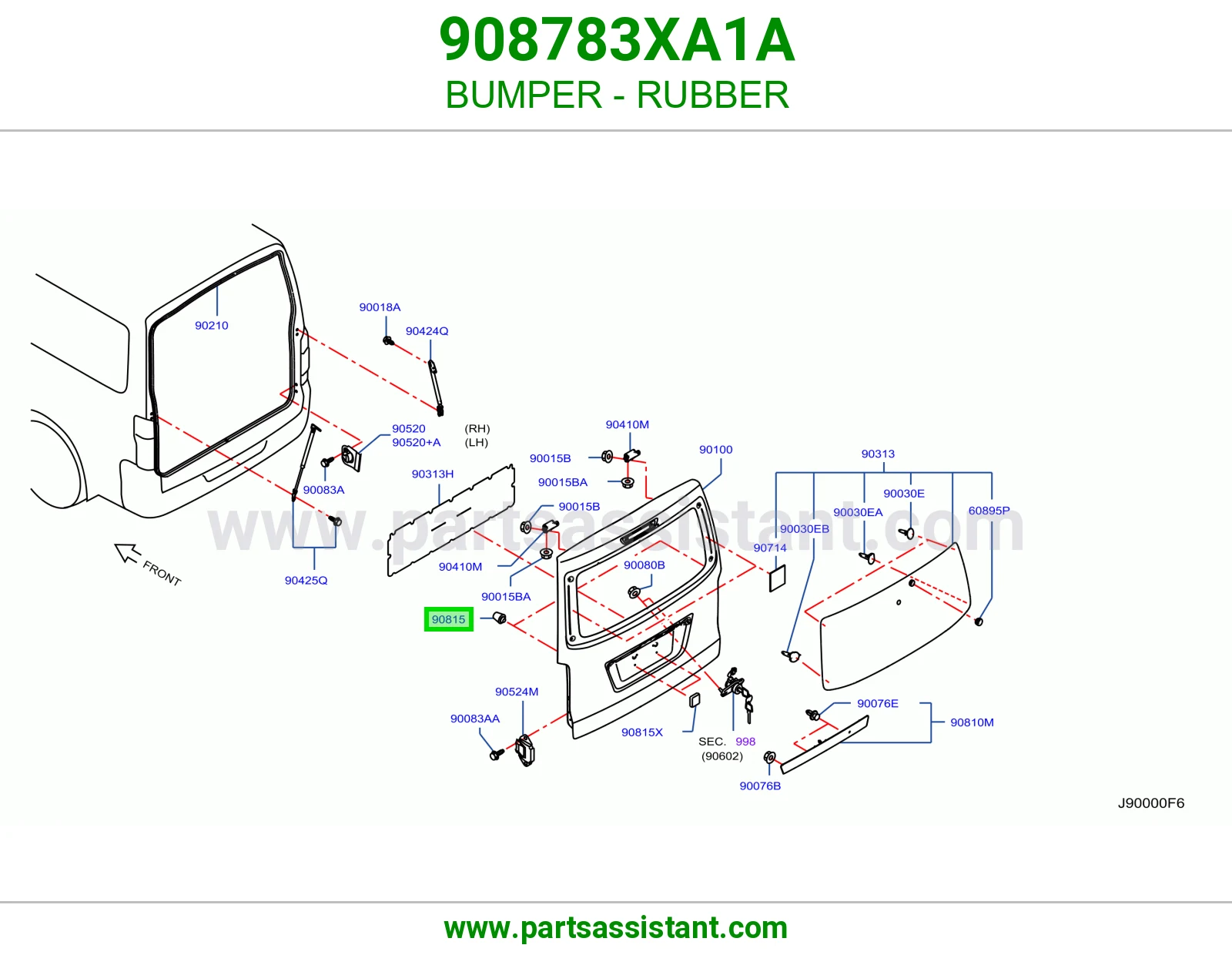 ربل ميزانيه باب شنطه 908783XA1A