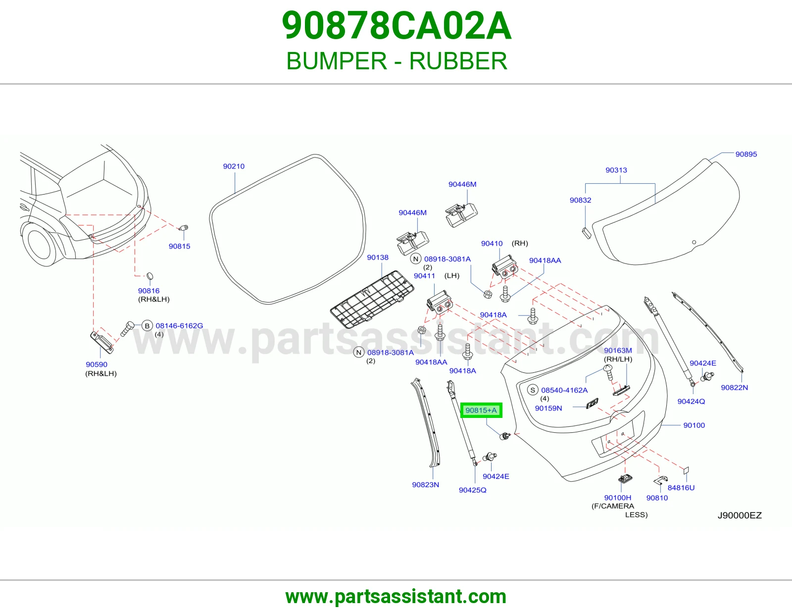 ربل ميزانيه باب شنطه 90878CA02A