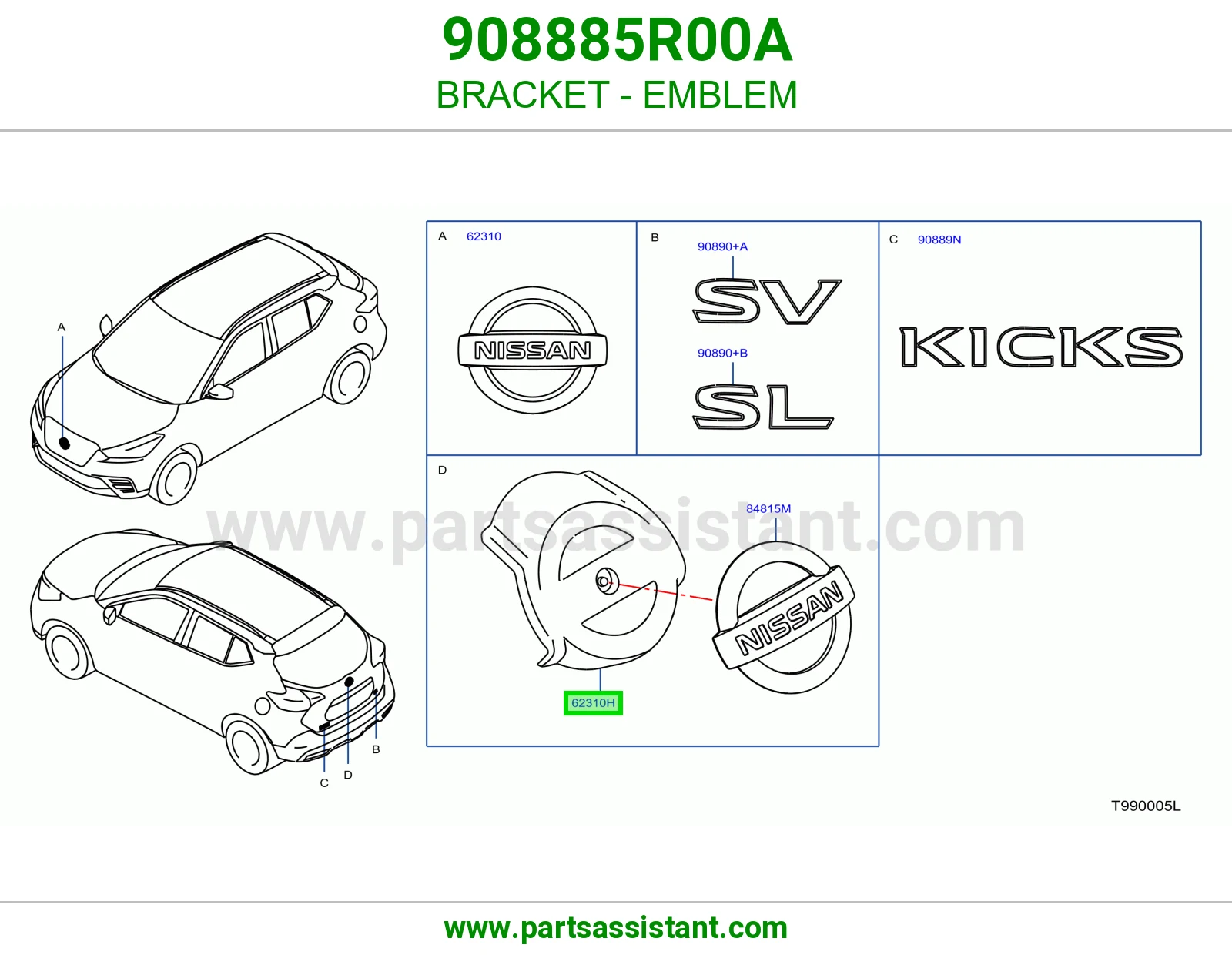 قاعدة علامة 908885R00A