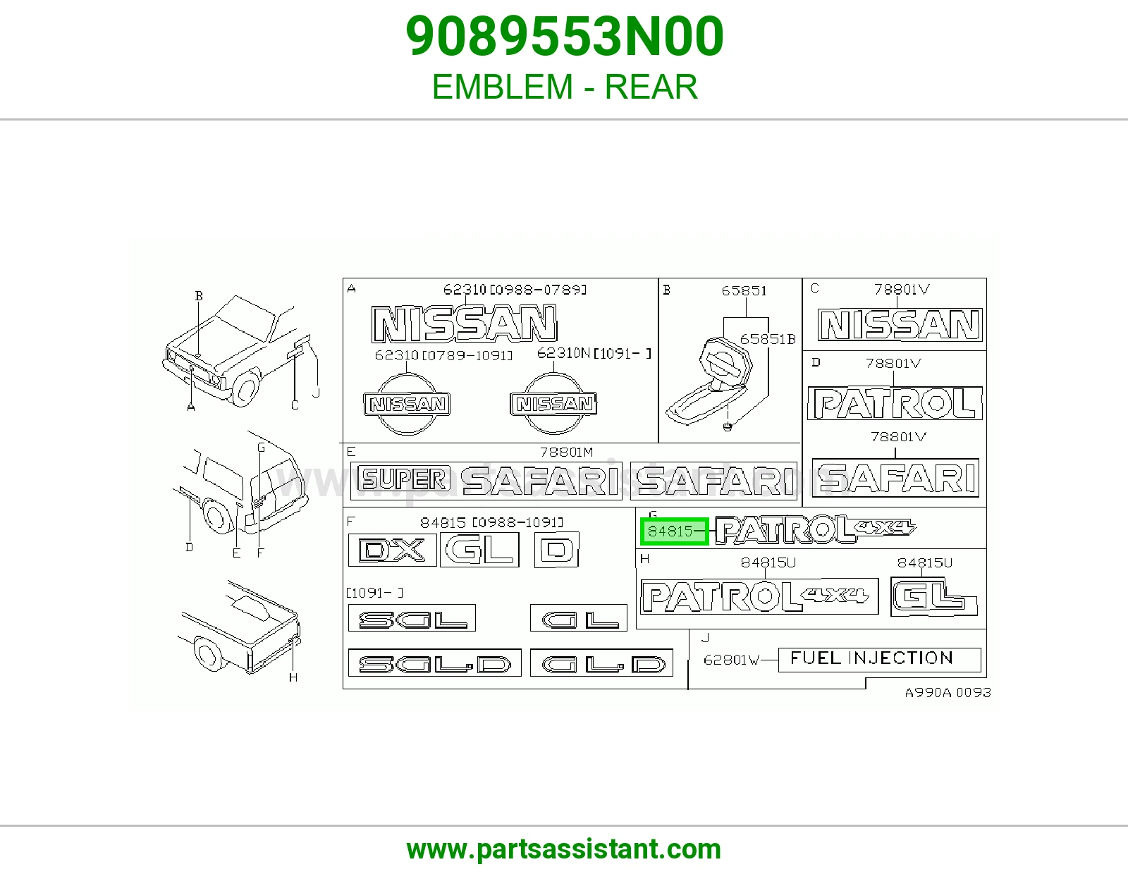 علامة خلفي 9089553N00