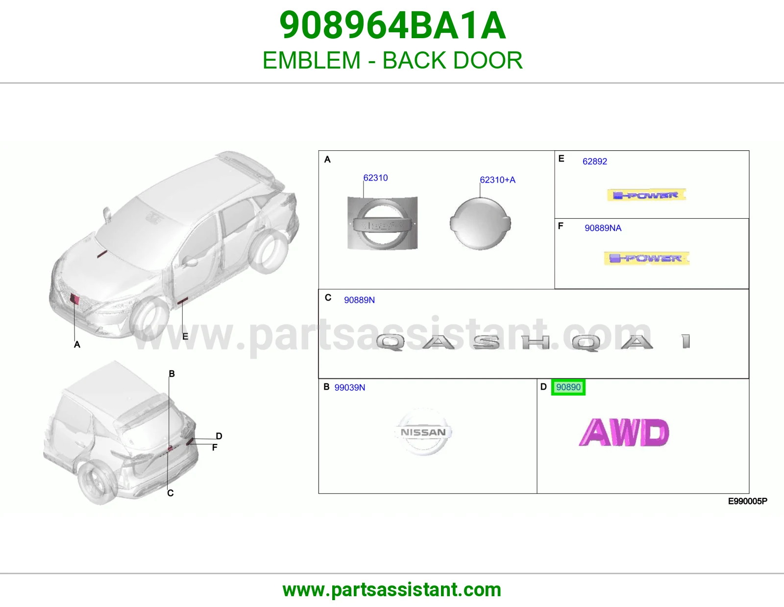 علامه نيسان شنطه 908964BA1A