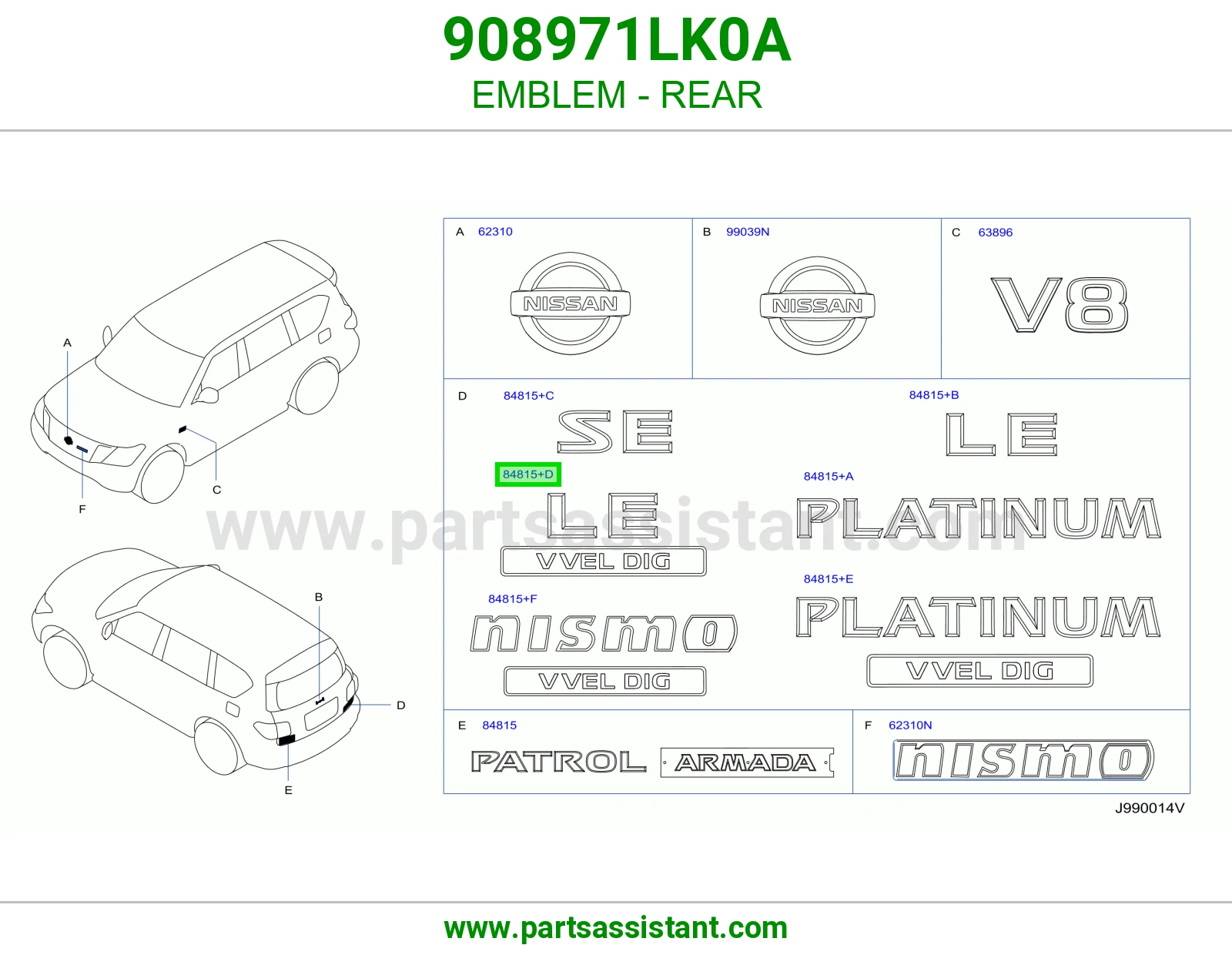 علامة خلفي 908971LK0A