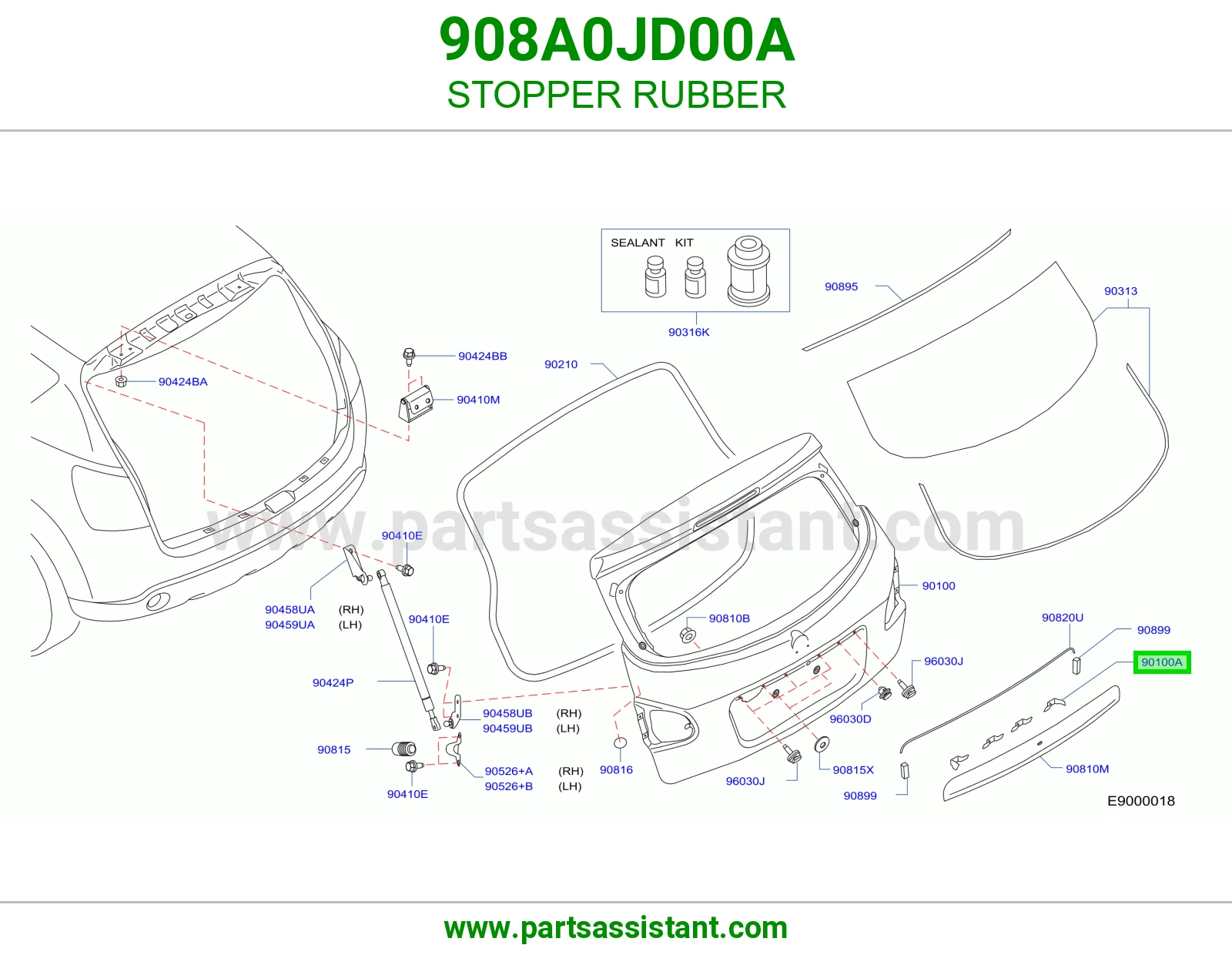 صدادة ربل 908A0JD00A