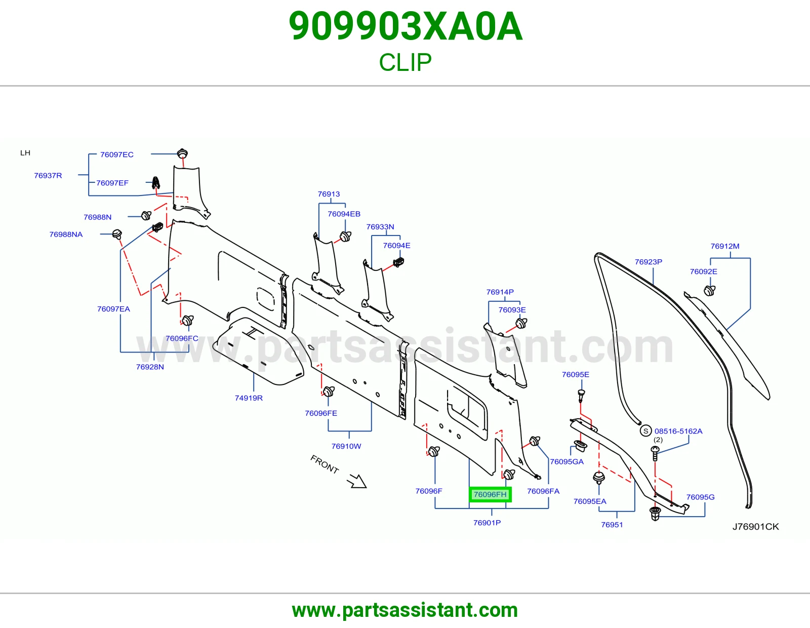 كلبس 909903XA0A