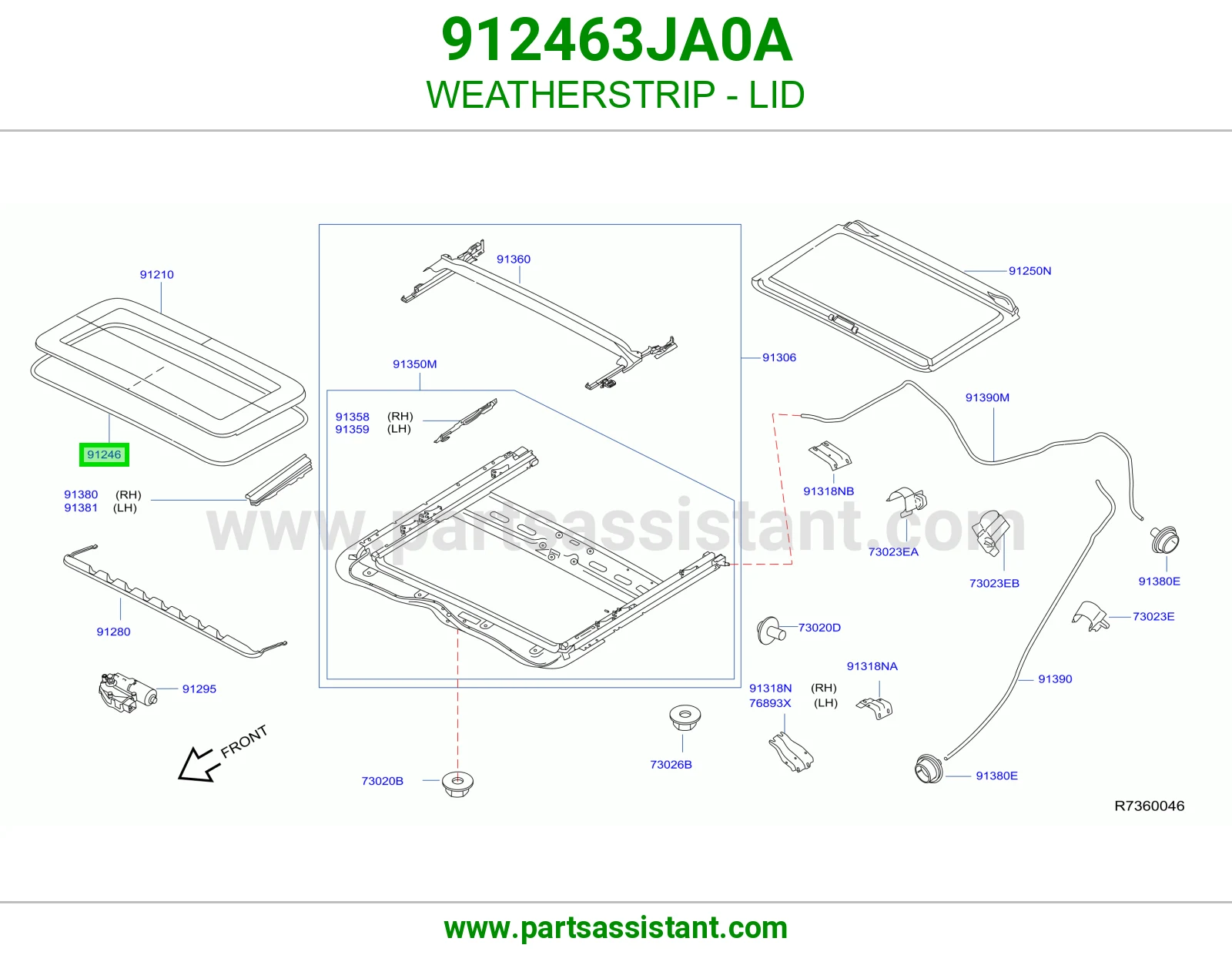 ربل غطاء 912463JA0A