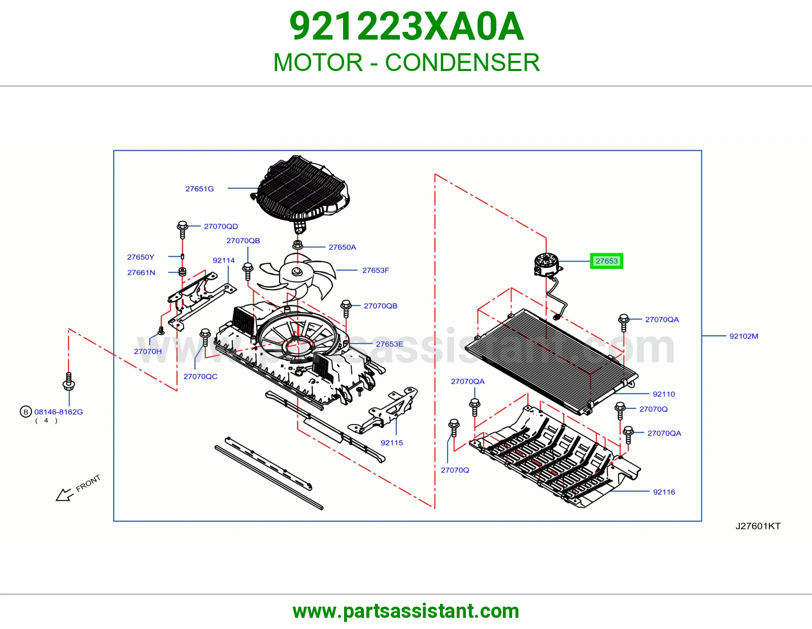 دينمو رديتر مكيف 921223XA0A