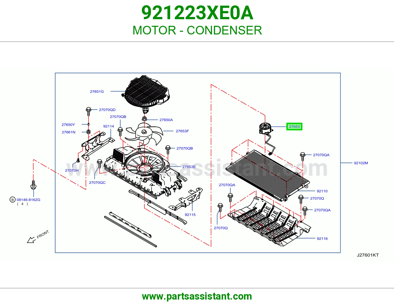 دينمو رديتر مكيف 921223XE0A
