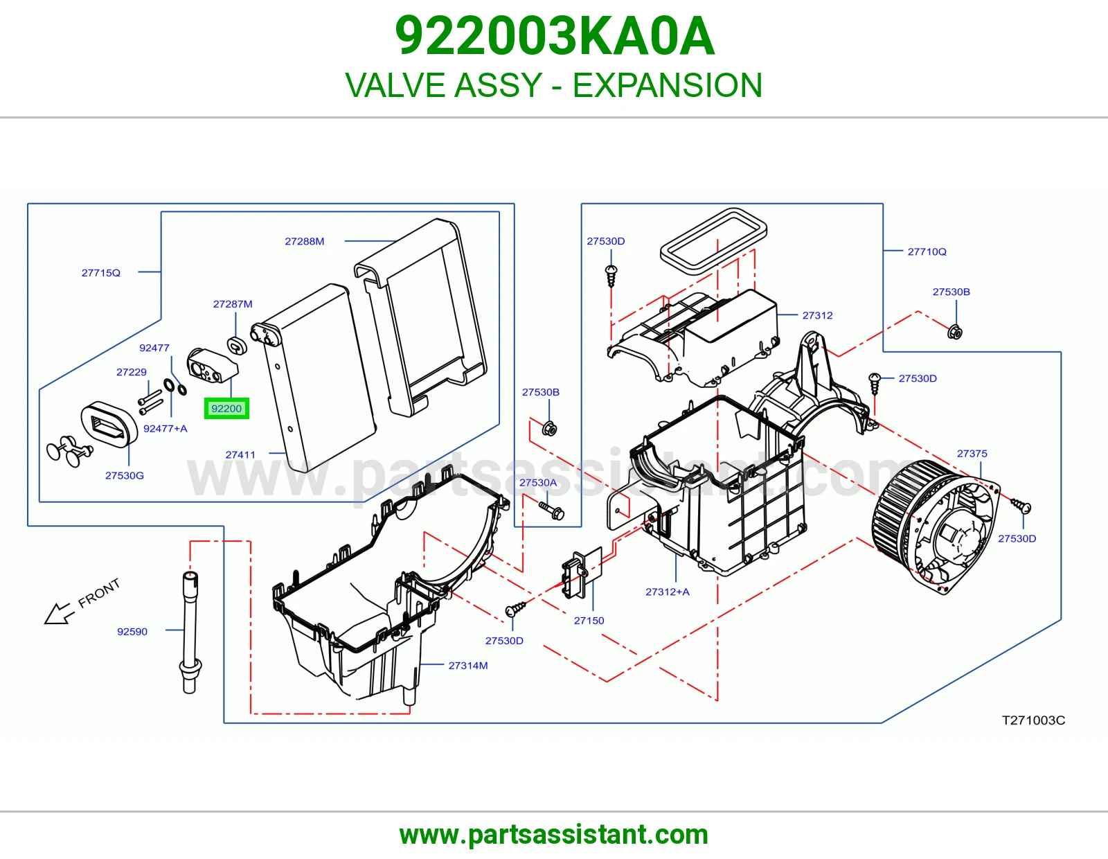 بلف مكيف 922003KA0A