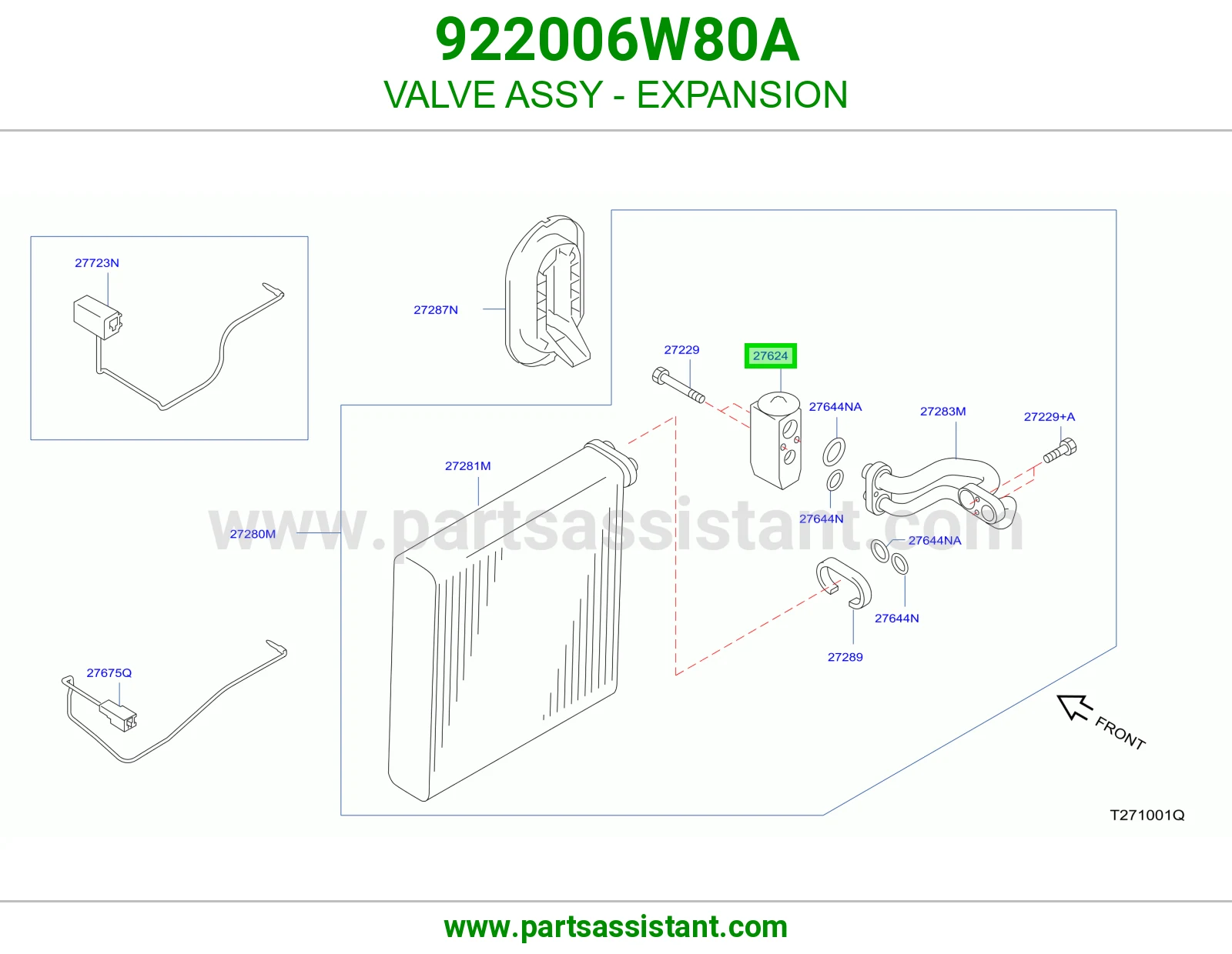 بلف مكيف امامي 922006W80A