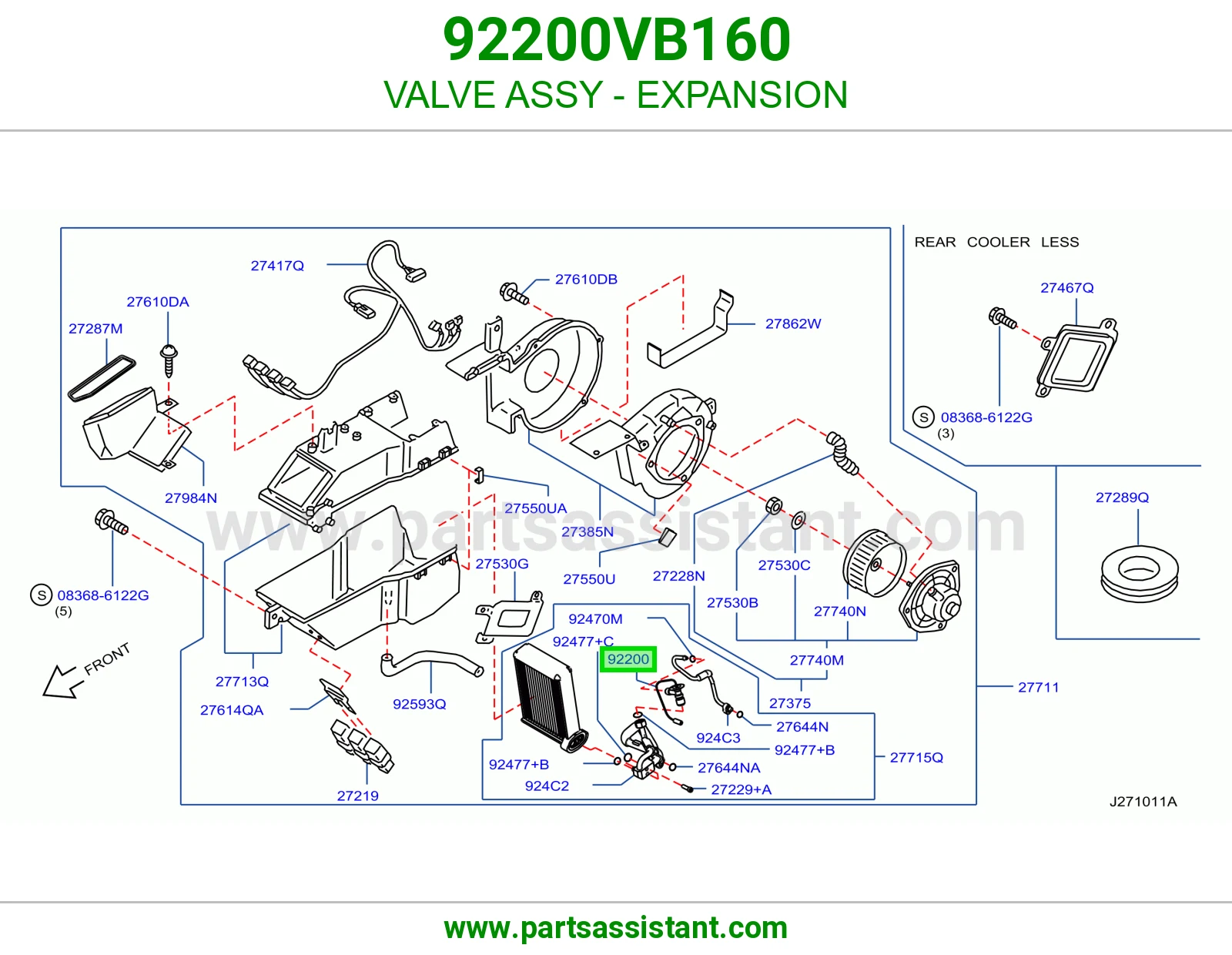 بلف مكيف 92200VB160