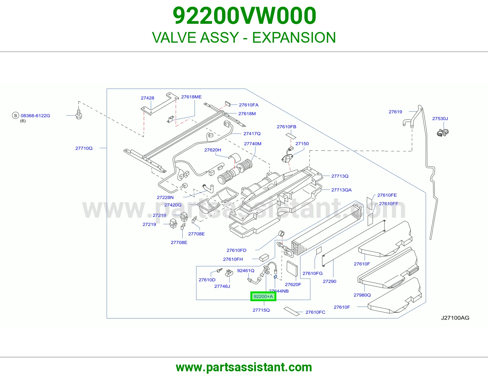 بلف مكيف 92200VW000
