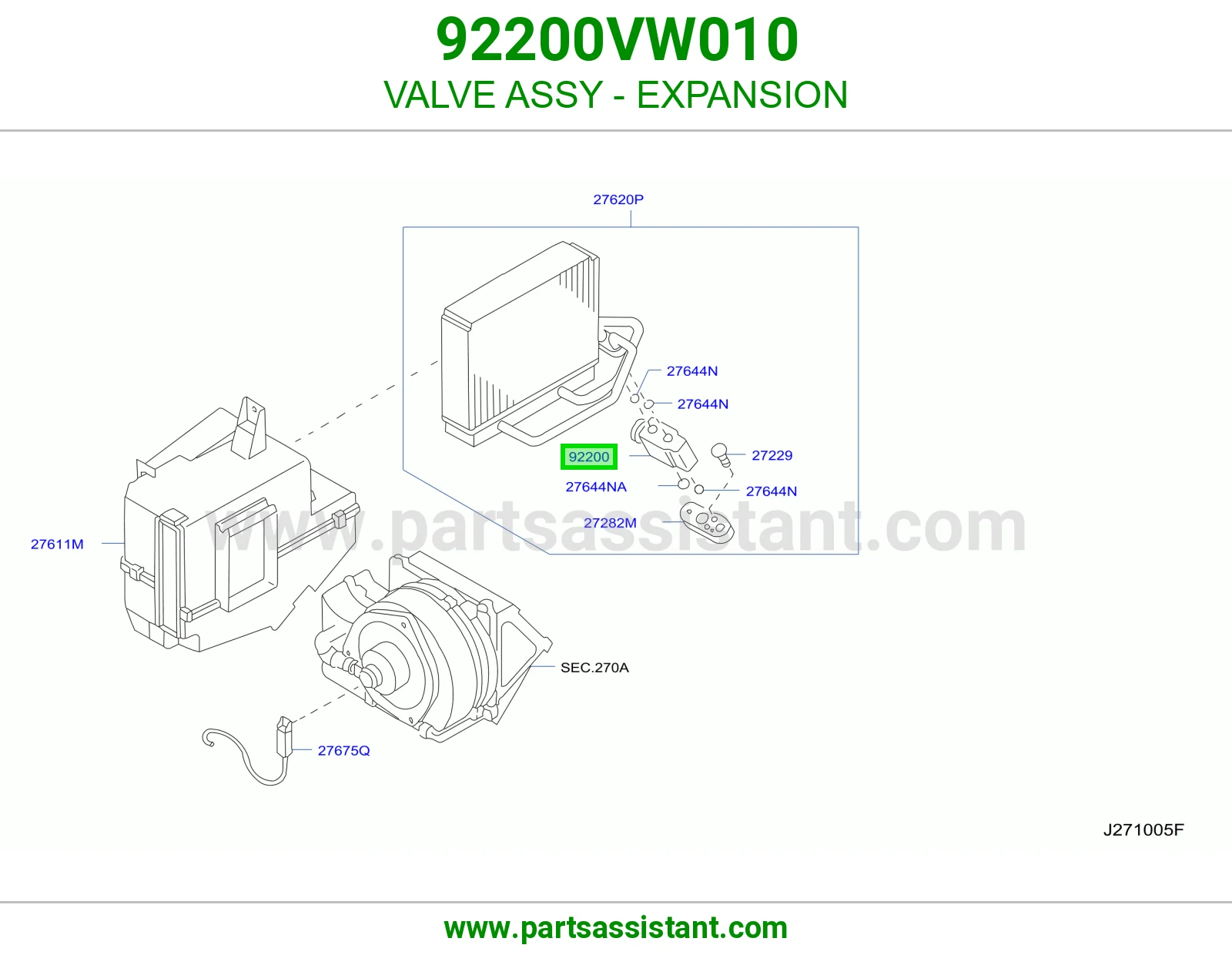 بلف مكيف 92200VW010