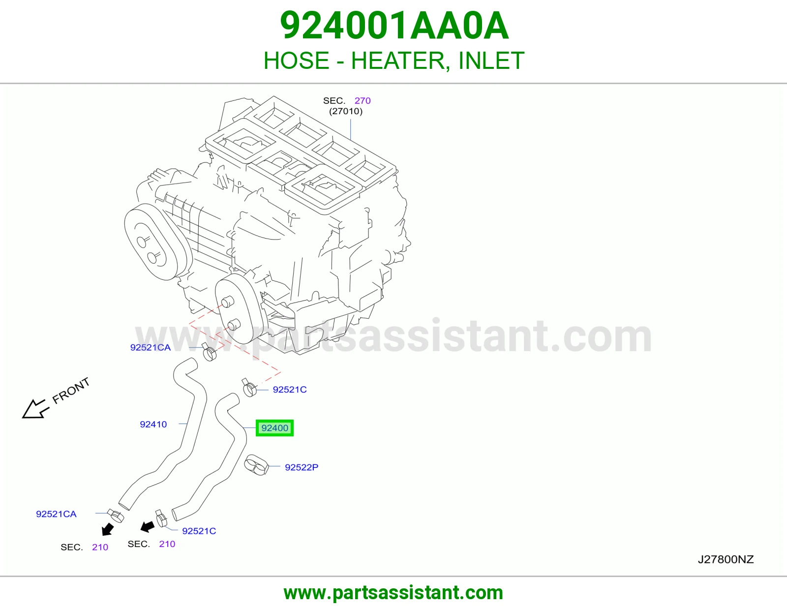 لي مكيف حار 924001AA0A