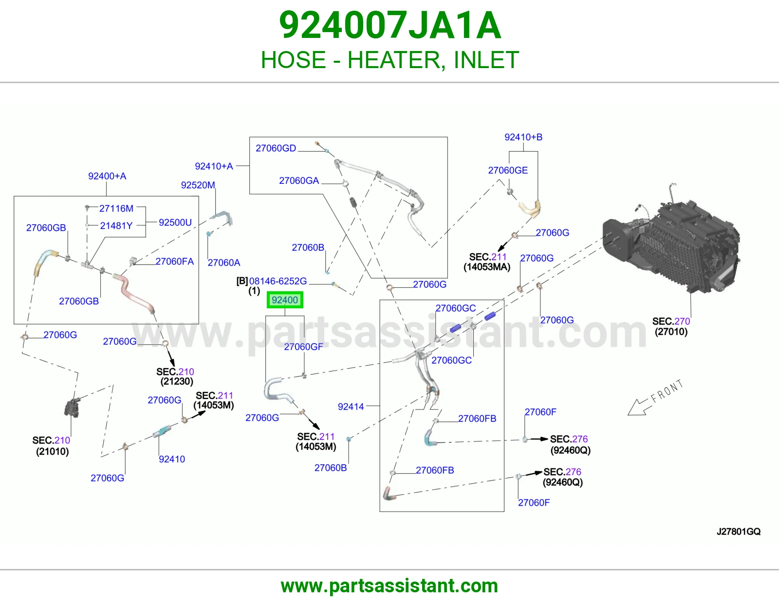لي مكيف حار 924007JA1A