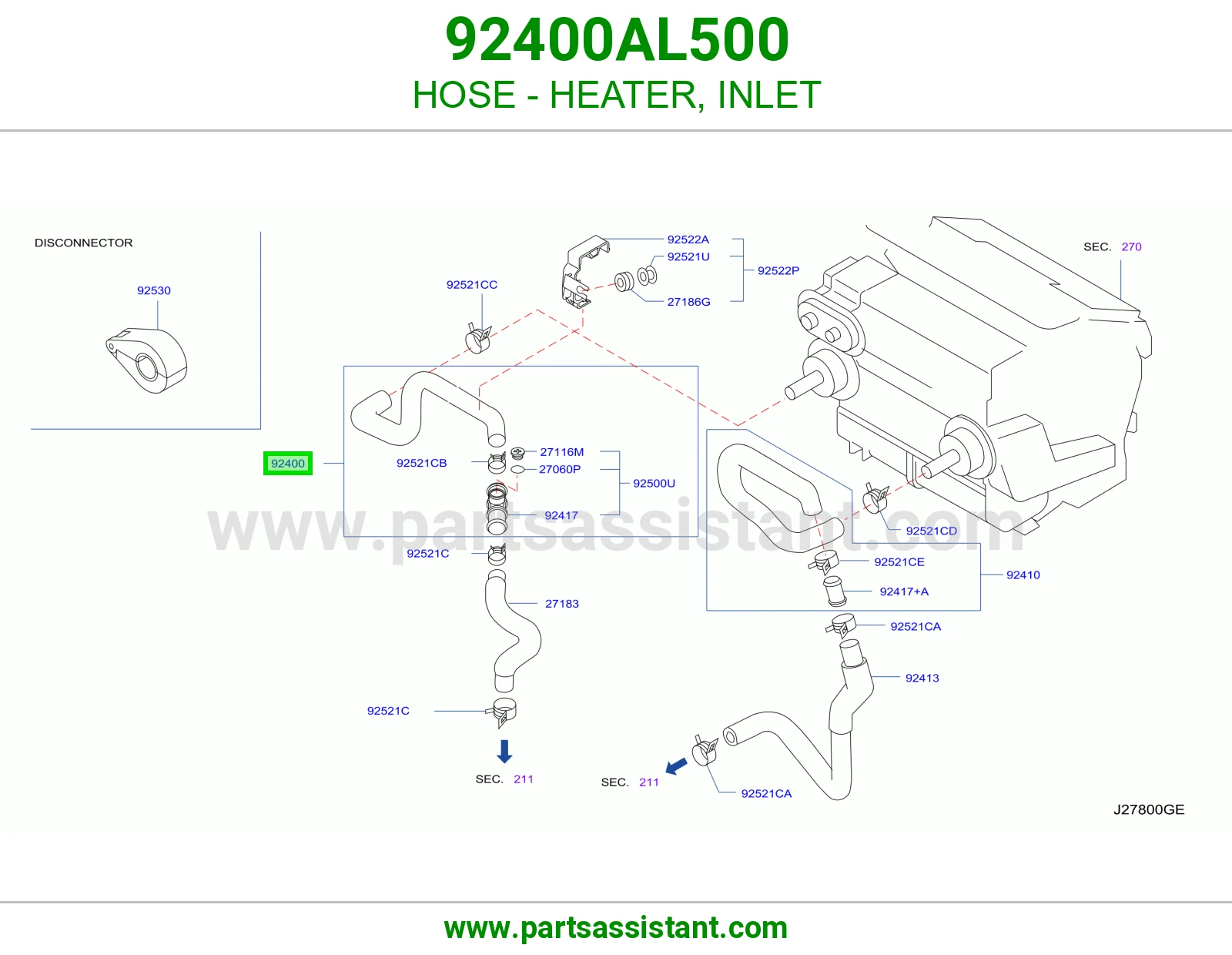 لي مكيف حار 92400AL500